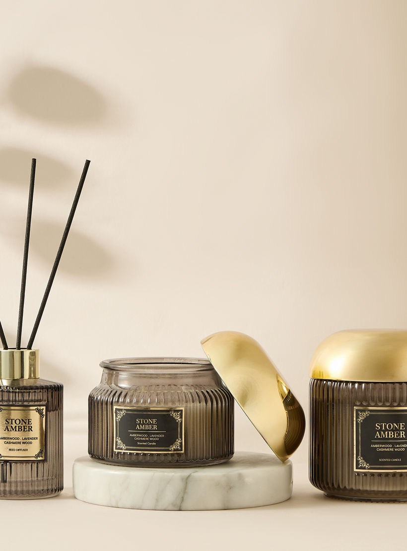 Atelier Stone Amber Jar Candle - 180 gms-household-homefragrance-candles-image-5