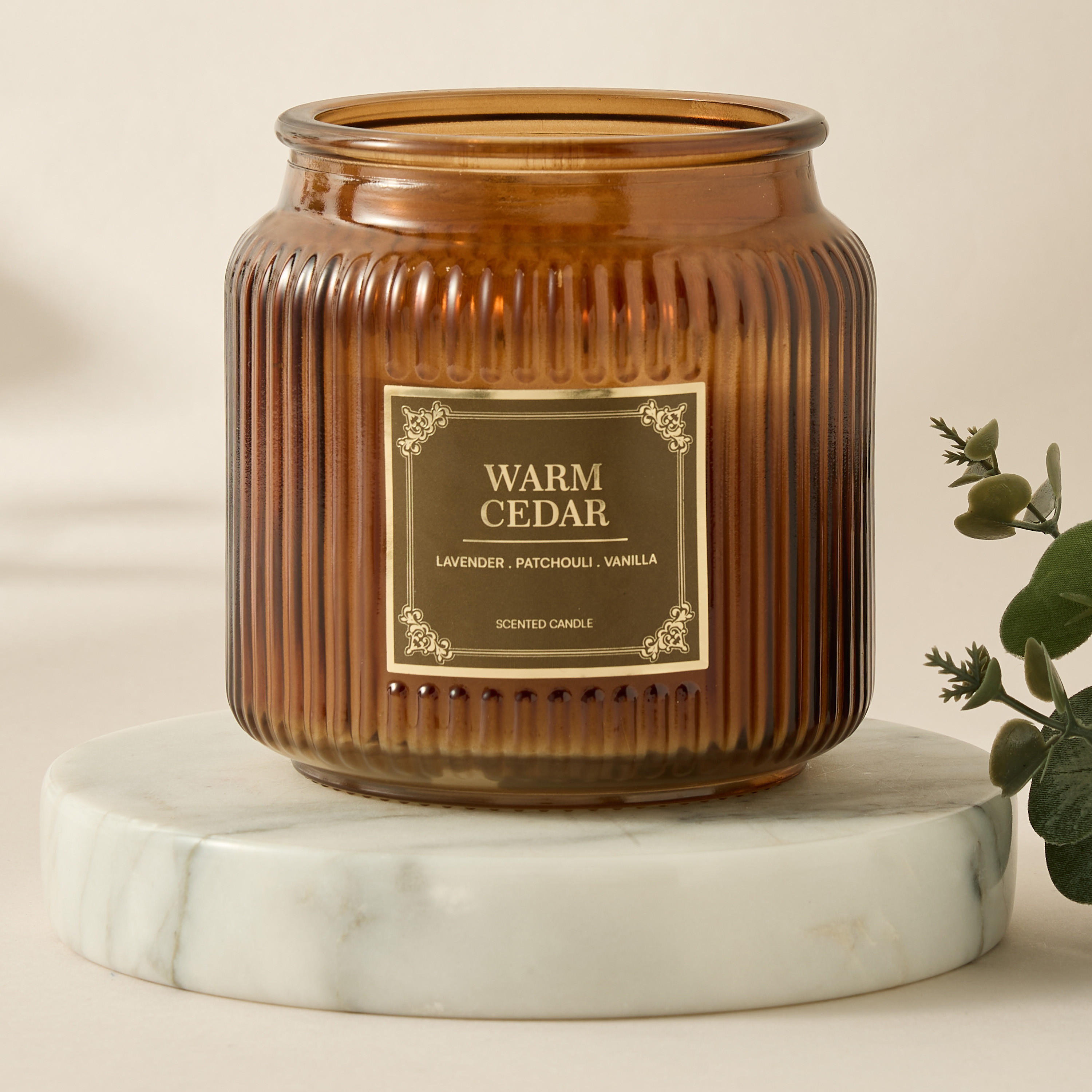 Atelier Warm Cedar Jar Candle - 370 gms-household-homefragrance-candles-image-4