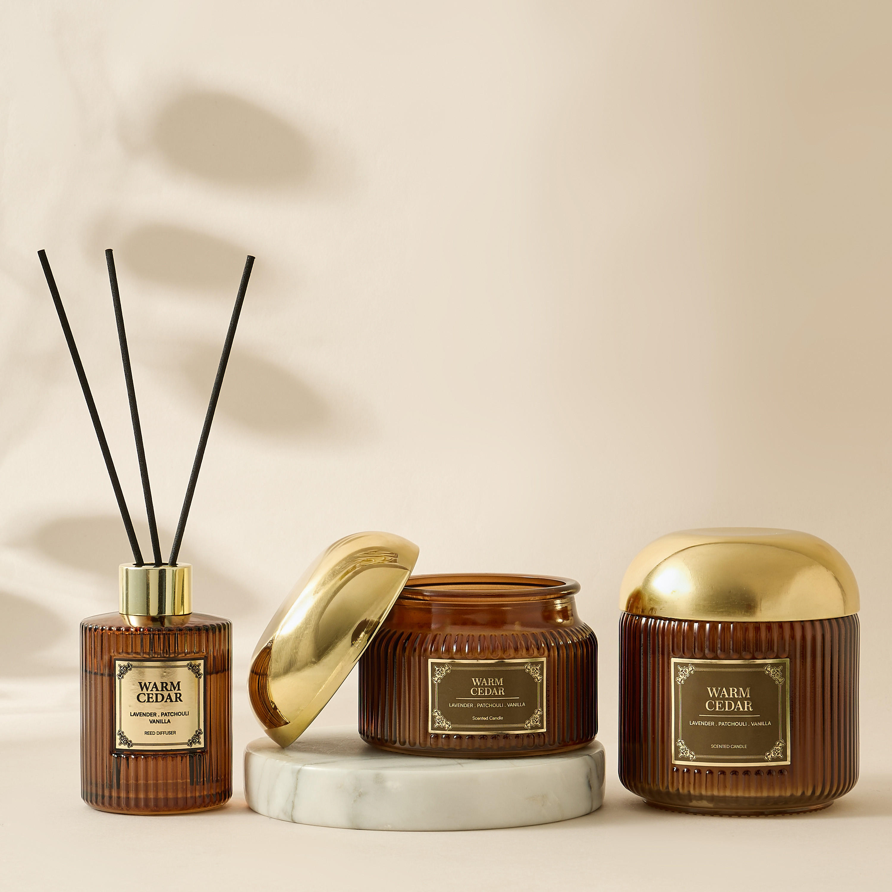 Atelier Warm Cedar Jar Candle - 370 gms-household-homefragrance-candles-image-5