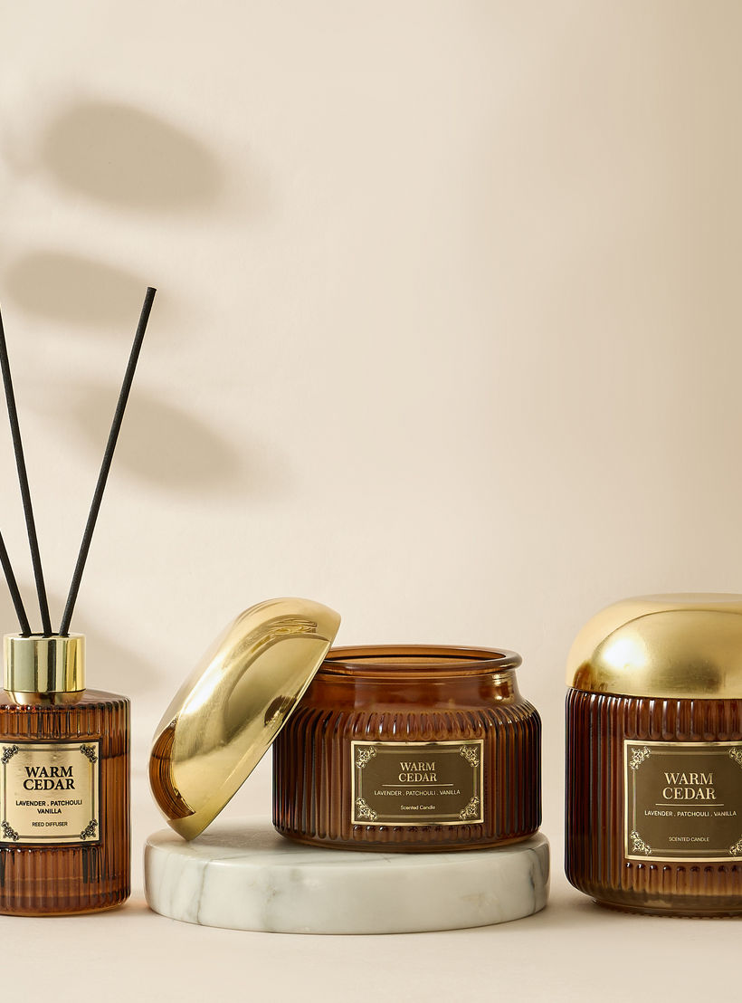 Atelier Warm Cedar Jar Candle - 370 gms-household-homefragrance-candles-image-5