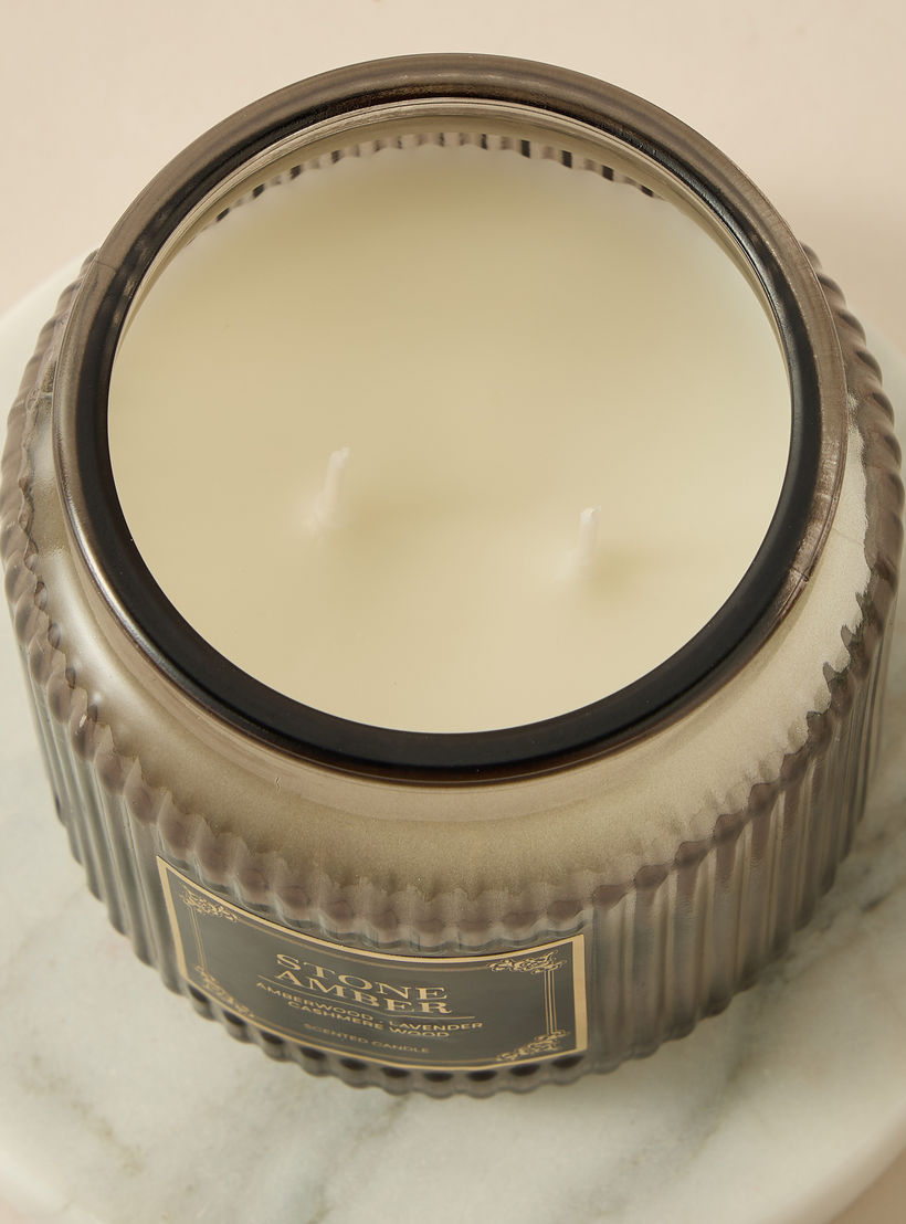 Atelier Stone Amber Jar Candle - 370 gms-household-homefragrance-candles-image-3