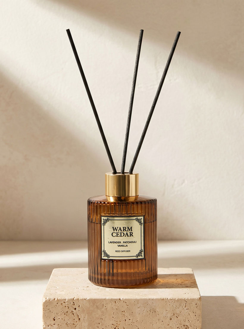 Atelier Warm Cedar Reed Diffuser - 100 ml-household-homefragrance-reeddiffusers-image-1