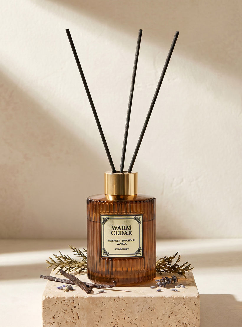 Atelier Warm Cedar Reed Diffuser - 100 ml-household-homefragrance-reeddiffusers-image-2