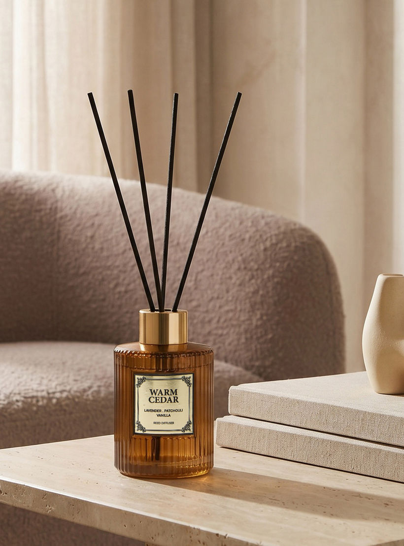 Atelier Warm Cedar Reed Diffuser - 100 ml-household-homefragrance-reeddiffusers-image-4