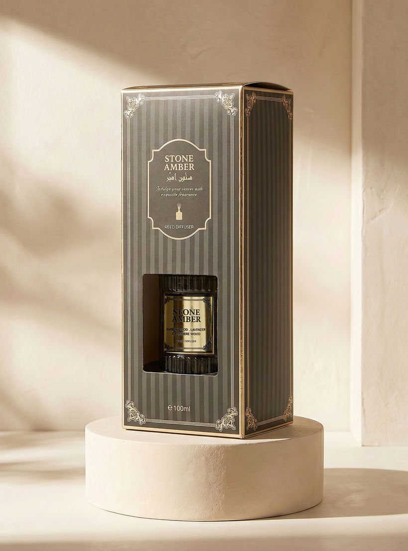 موزع عطور بالأعواد ستون أمبر من أتيليه - 100 مل-household-homefragrance-reeddiffusers-image-3