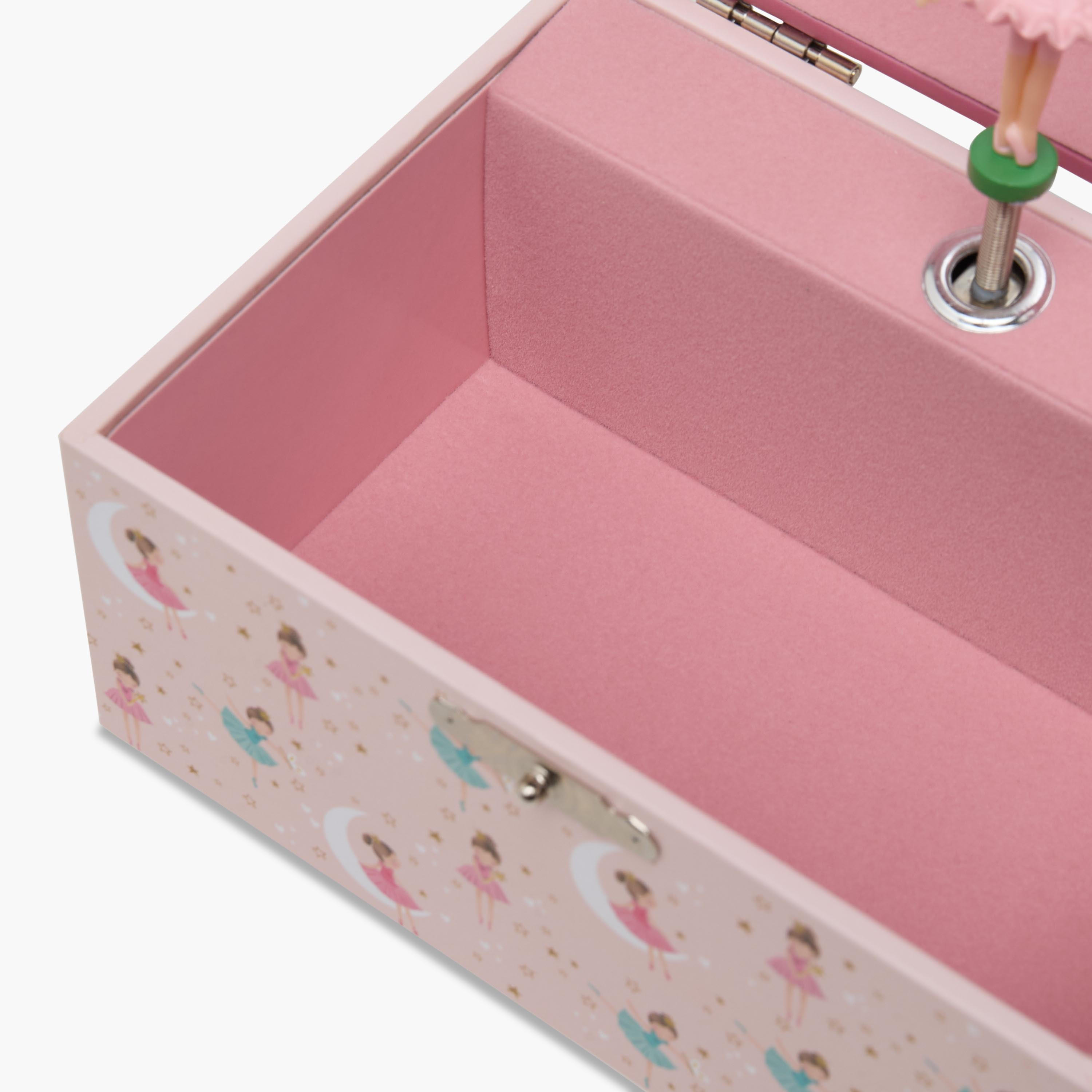 منظم مجوهرات بقسم واحد وطبعات باليرينا من فايندز - 14.8x10.6x8.5 سم-women-watchesandjewellery-jewellery-storage-image-6