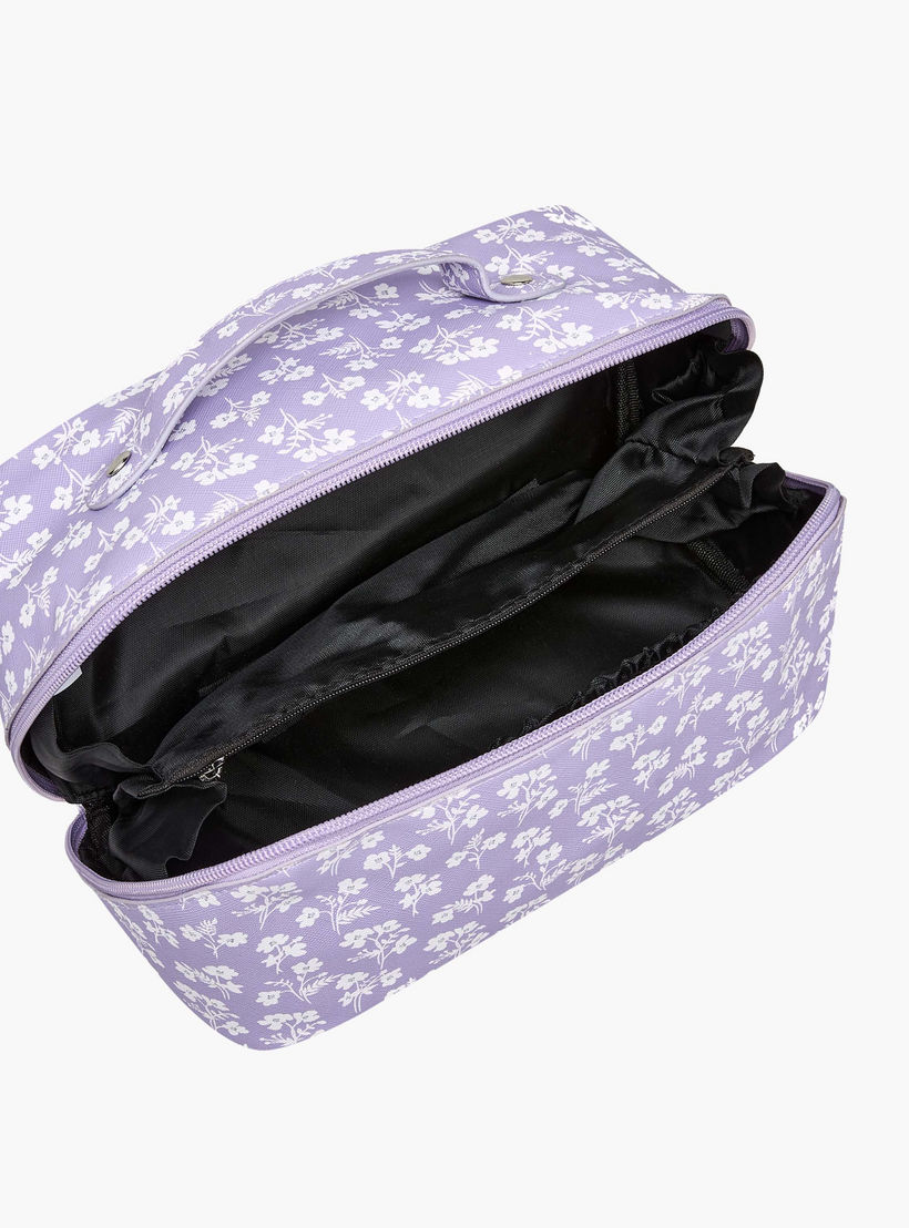 Findz 2 Compartment Jewellery Organizer with Zip Closure - 24x12x12 cm-women-watchesandjewellery-jewellery-storage-image-6