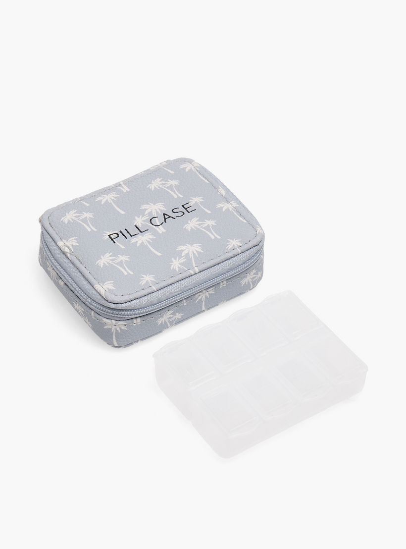 Findz Tropical Print Pill Case with Zip Closure-travel-accessories-image-2