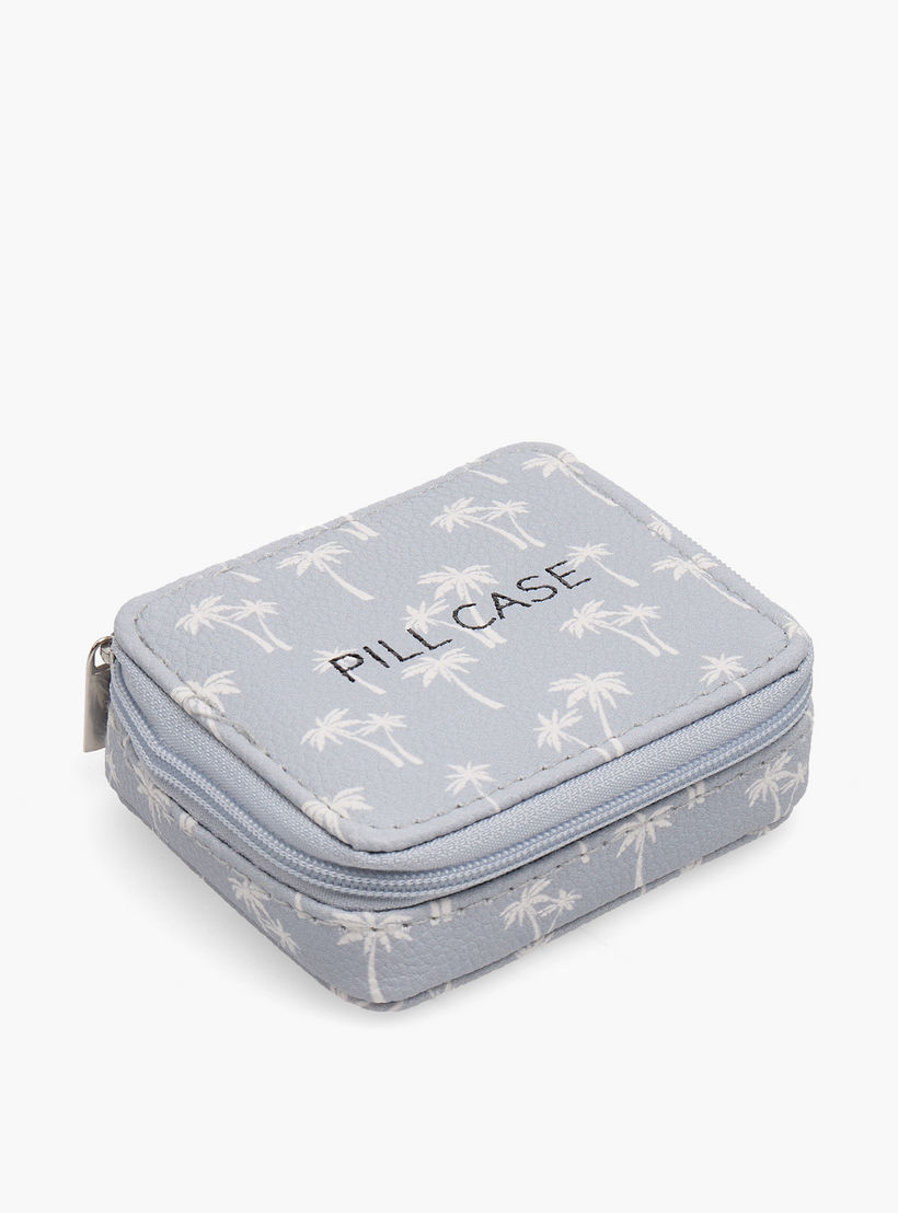 Findz Tropical Print Pill Case with Zip Closure-travel-accessories-image-3