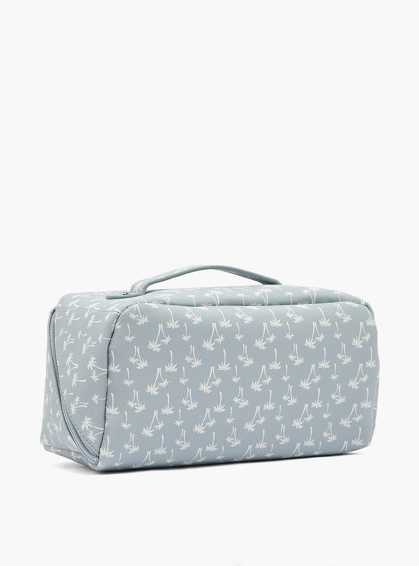 Findz Floral Print Travel Organizer with Zip Closure-travel-accessories-image-3
