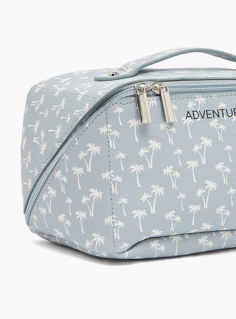 Findz Floral Print Travel Organizer with Zip Closure-travel-accessories-image-4