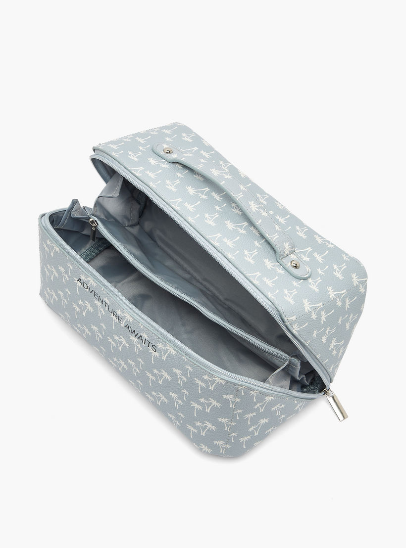 Findz Floral Print Travel Organizer with Zip Closure-travel-accessories-image-6