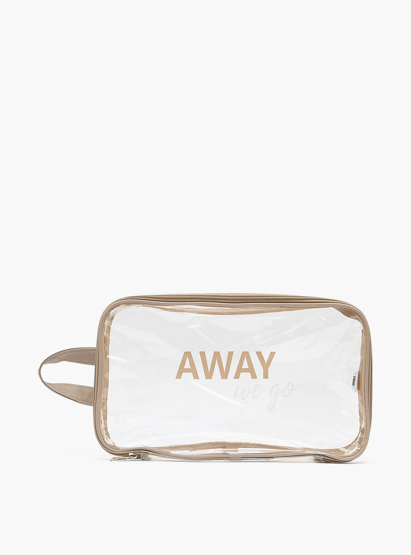 Slogan Print 3-Piece Packing Cube Set-travel-accessories-image-2