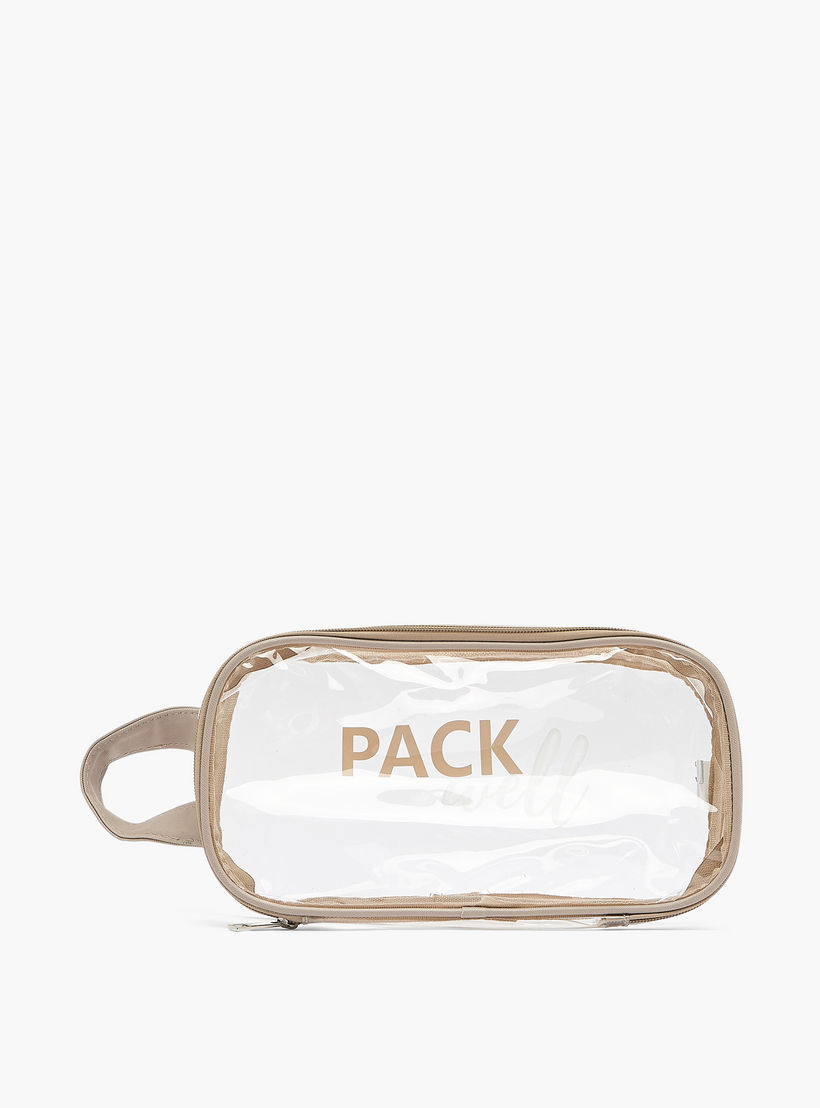 Slogan Print 3-Piece Packing Cube Set-travel-accessories-image-4