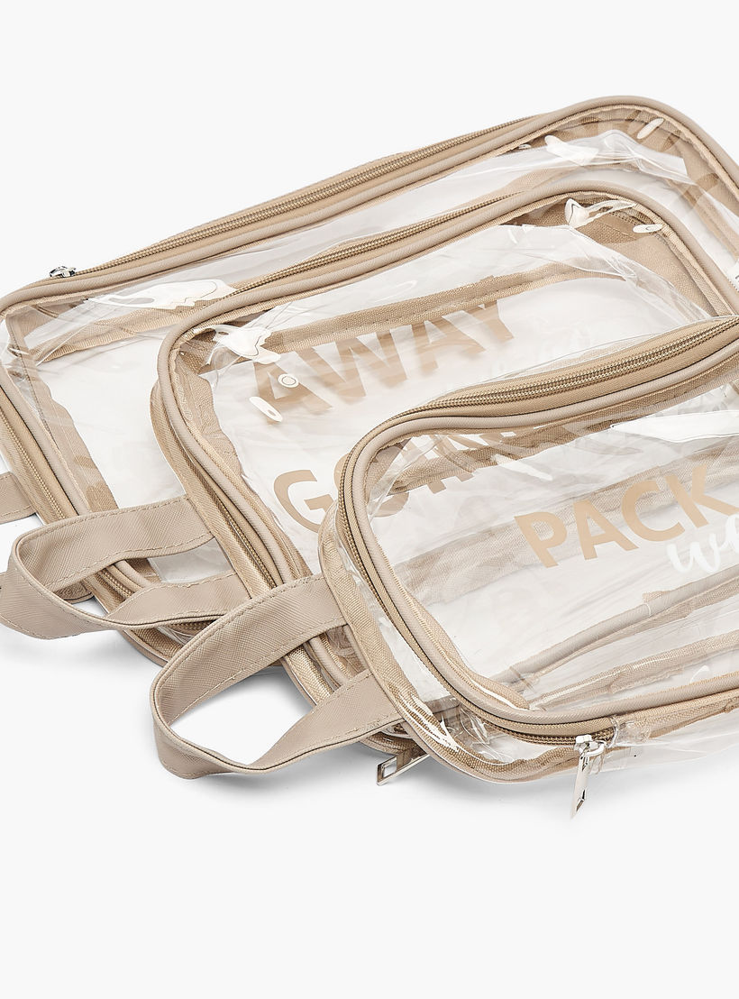 Slogan Print 3-Piece Packing Cube Set-travel-accessories-image-7