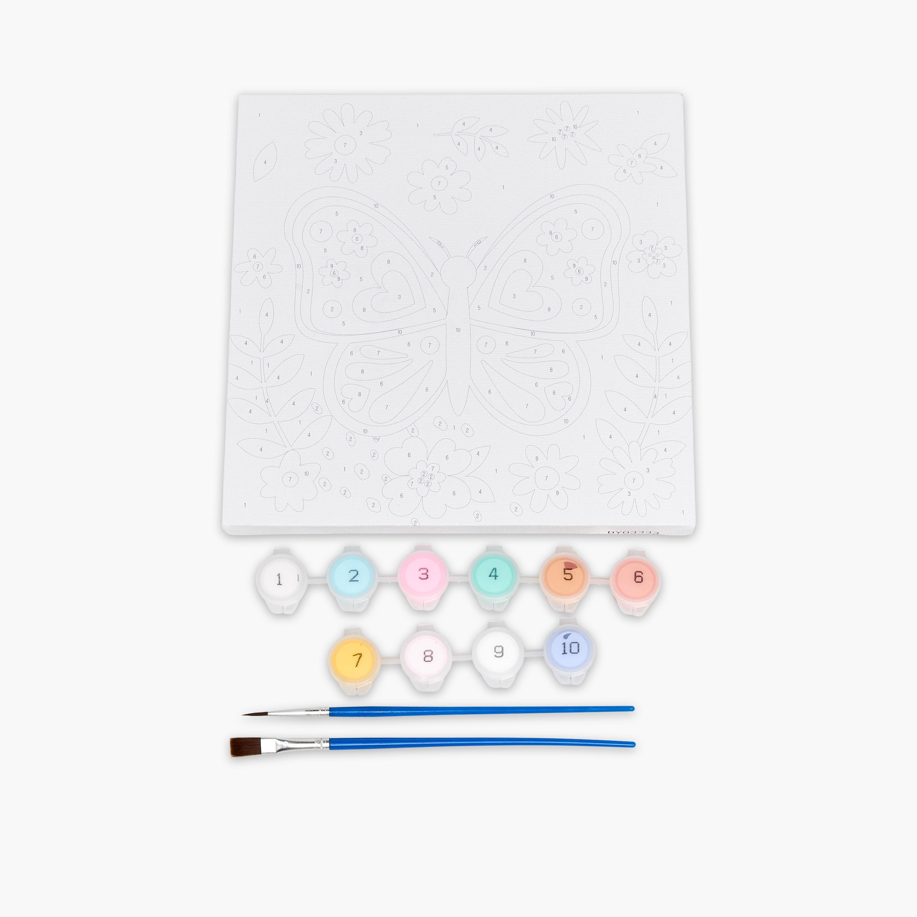 Findz Butterfly DIY Paint by Numbers Set-school-artsandcrafts-image-1