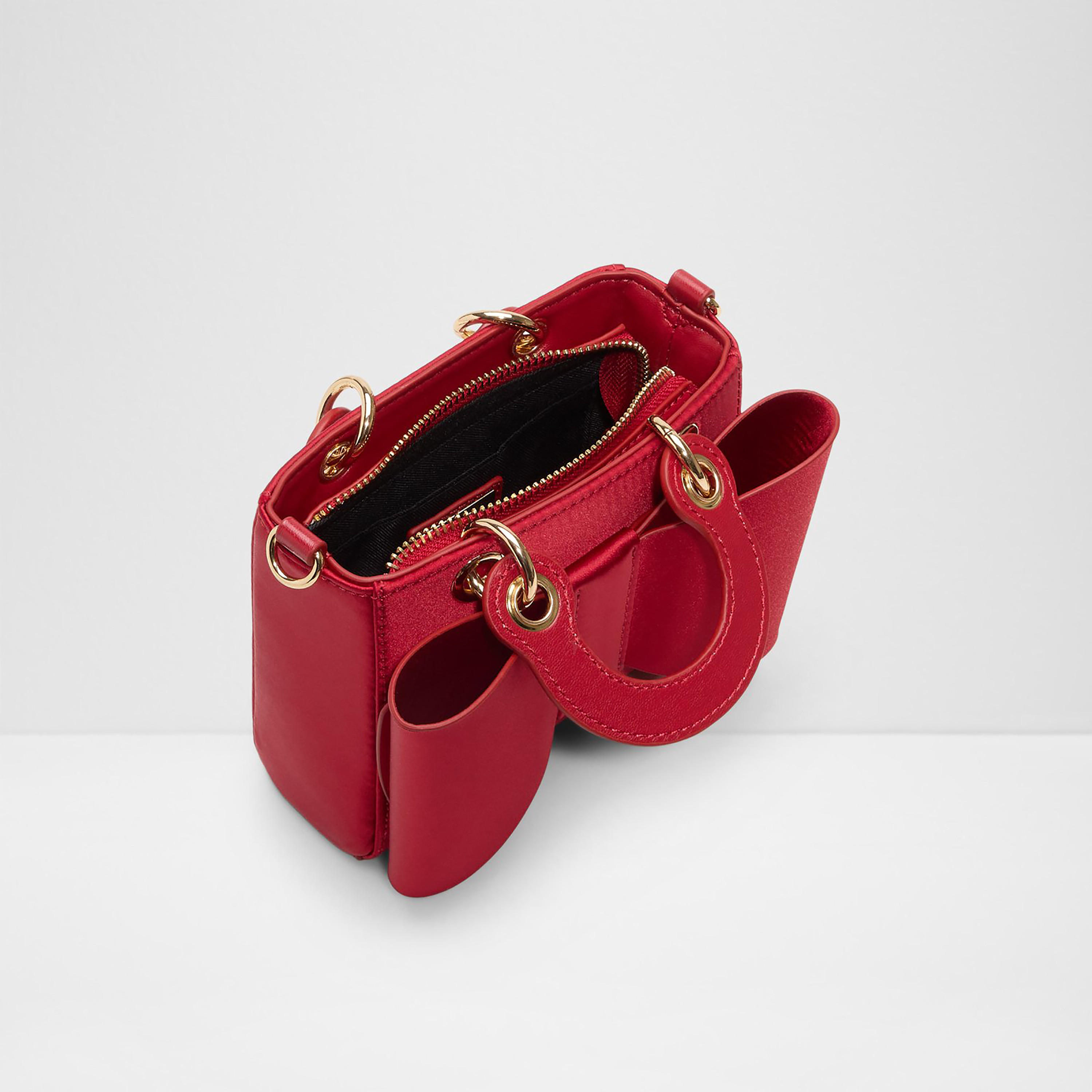 Aldo Opulence Plain Double Handle Handheld Bag with Zip Closure & Adjustable Strap-women-bagsandwallets-handbags-image-3