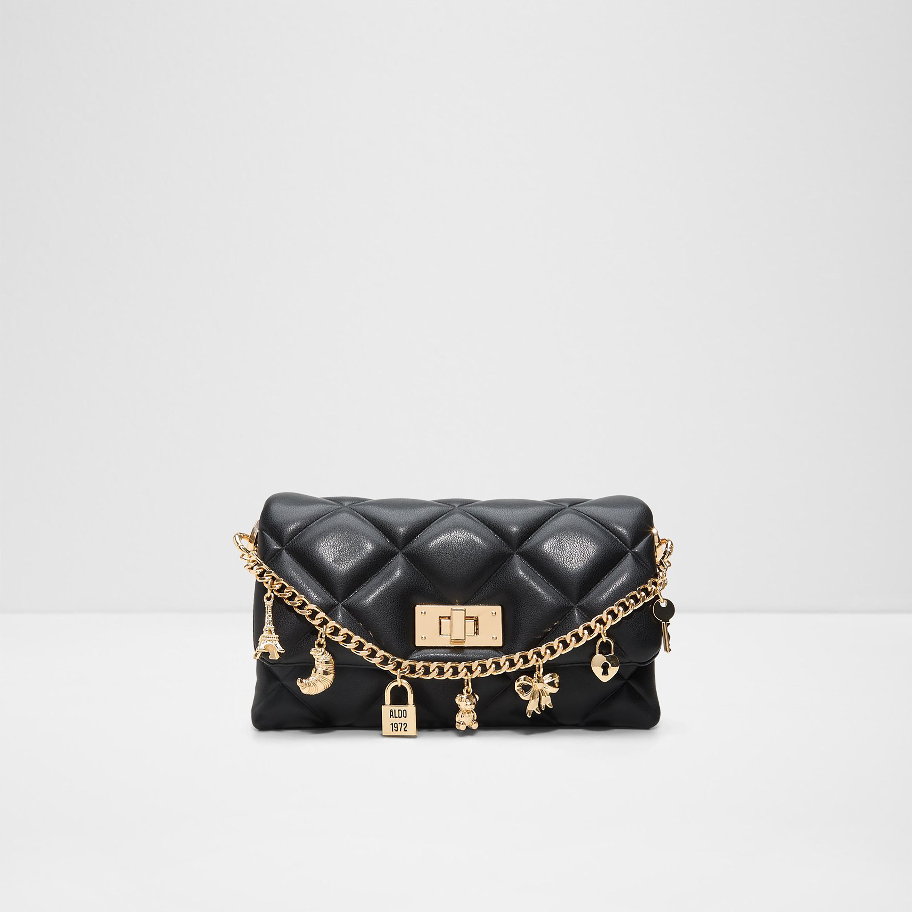 Aldo Lienna Quilted Sling Bag with Twist Lock and Detachable Strap-women-bagsandwallets-handbags-image-1