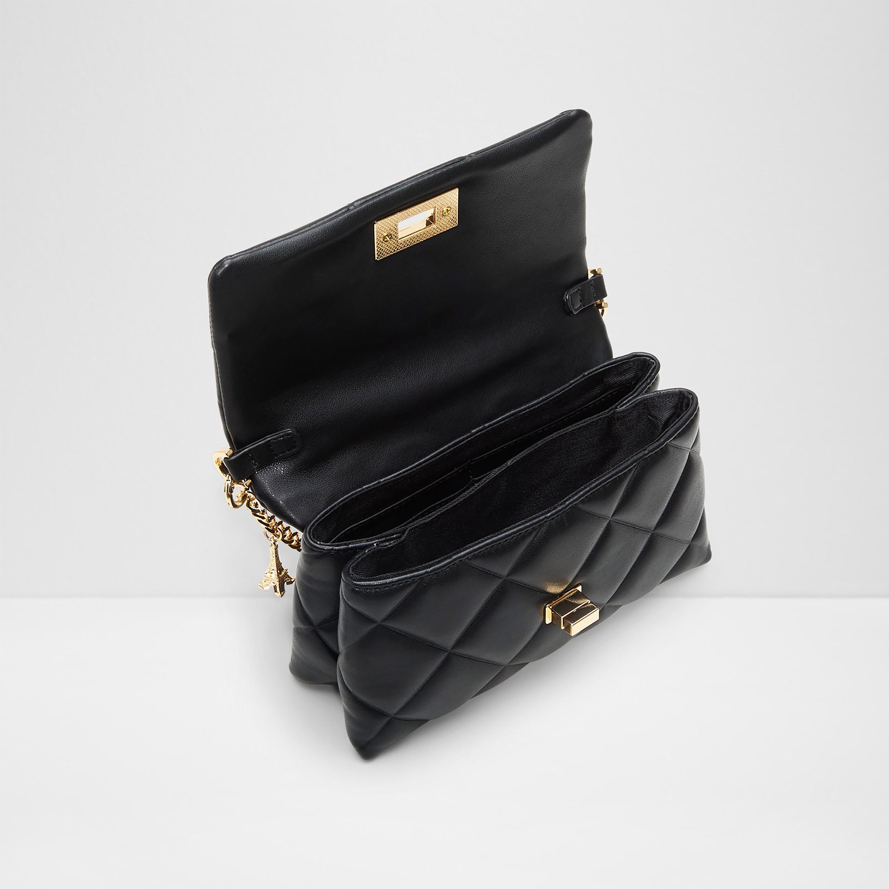 Aldo Lienna Quilted Sling Bag with Twist Lock and Detachable Strap-women-bagsandwallets-handbags-image-3