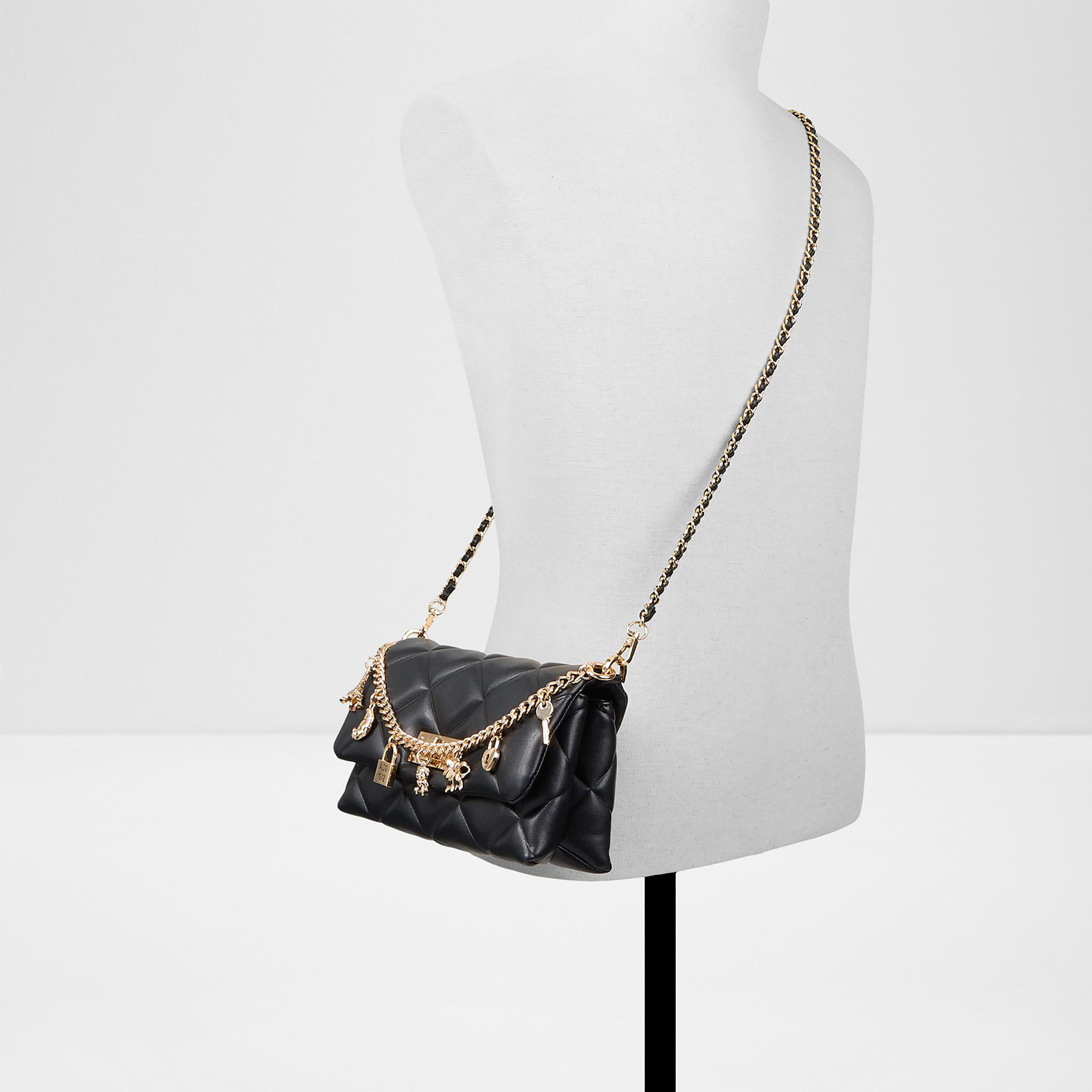 Aldo Lienna Quilted Sling Bag with Twist Lock and Detachable Strap-women-bagsandwallets-handbags-image-4