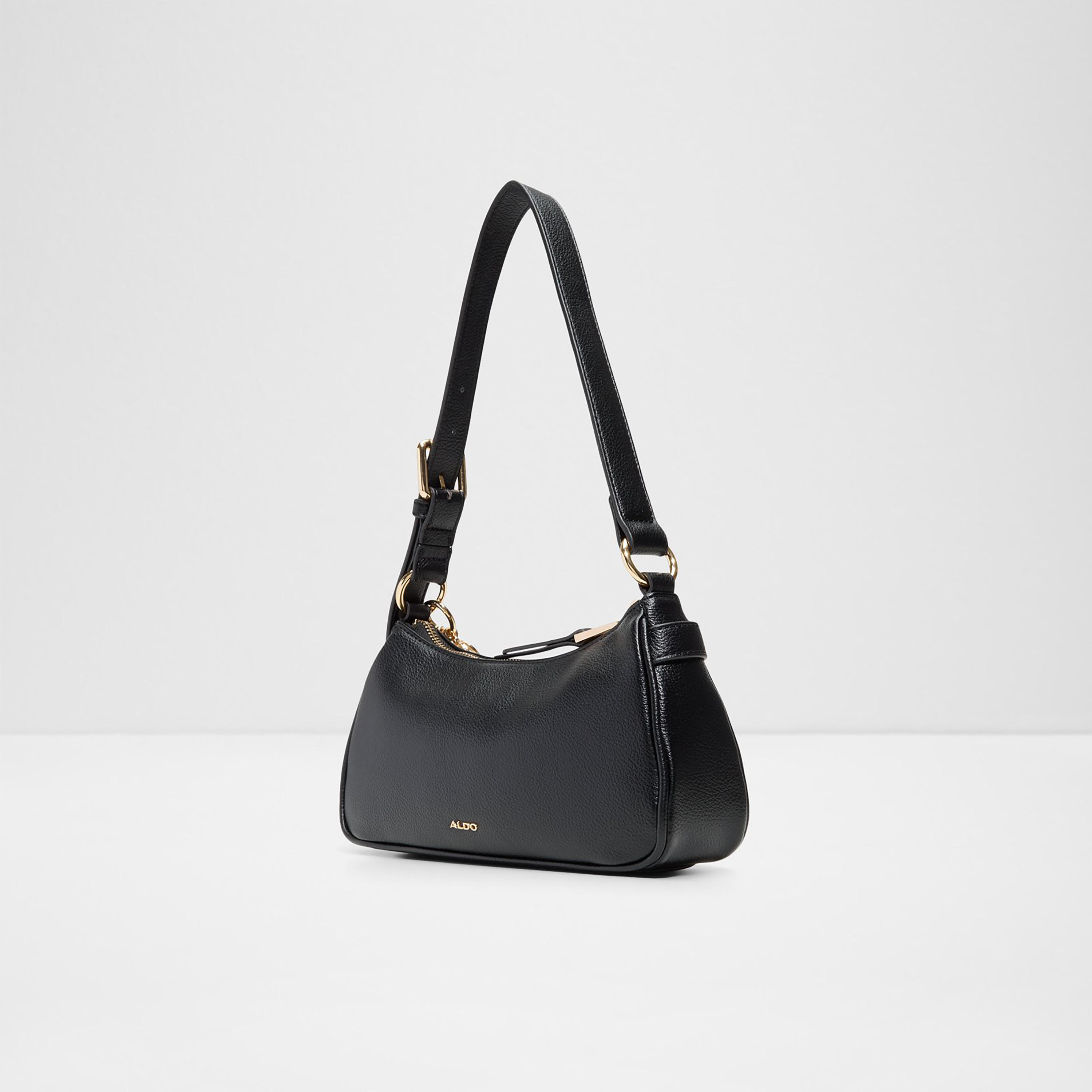 Aldo Beramandra Textured Single Handle Shoulder Bag with Zip Closure & Strap-women-bagsandwallets-handbags-image-2