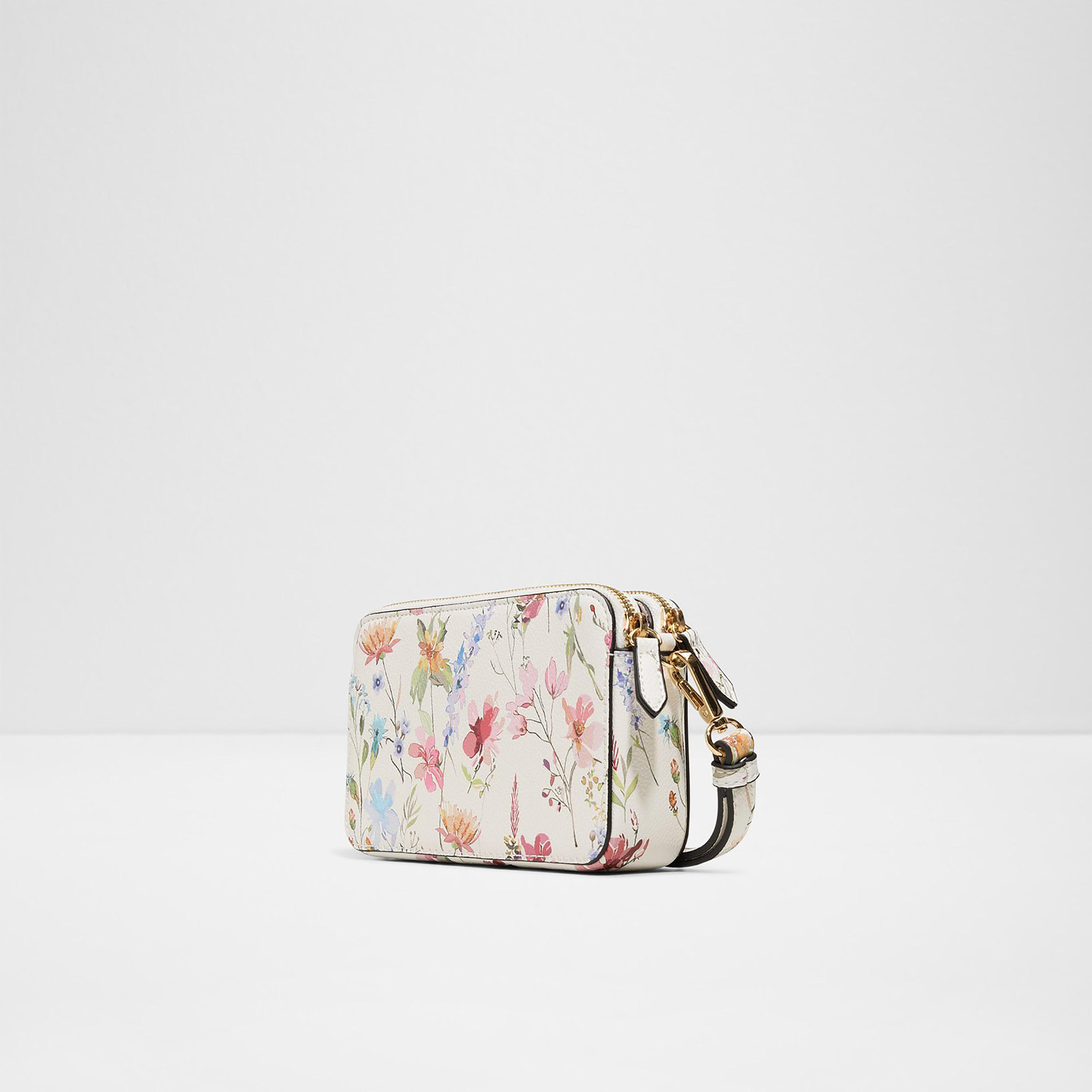 Aldo Ggaby Floral Printed Crossbody Bag with Zip Closure and Adjustable Strap-women-bagsandwallets-handbags-image-2