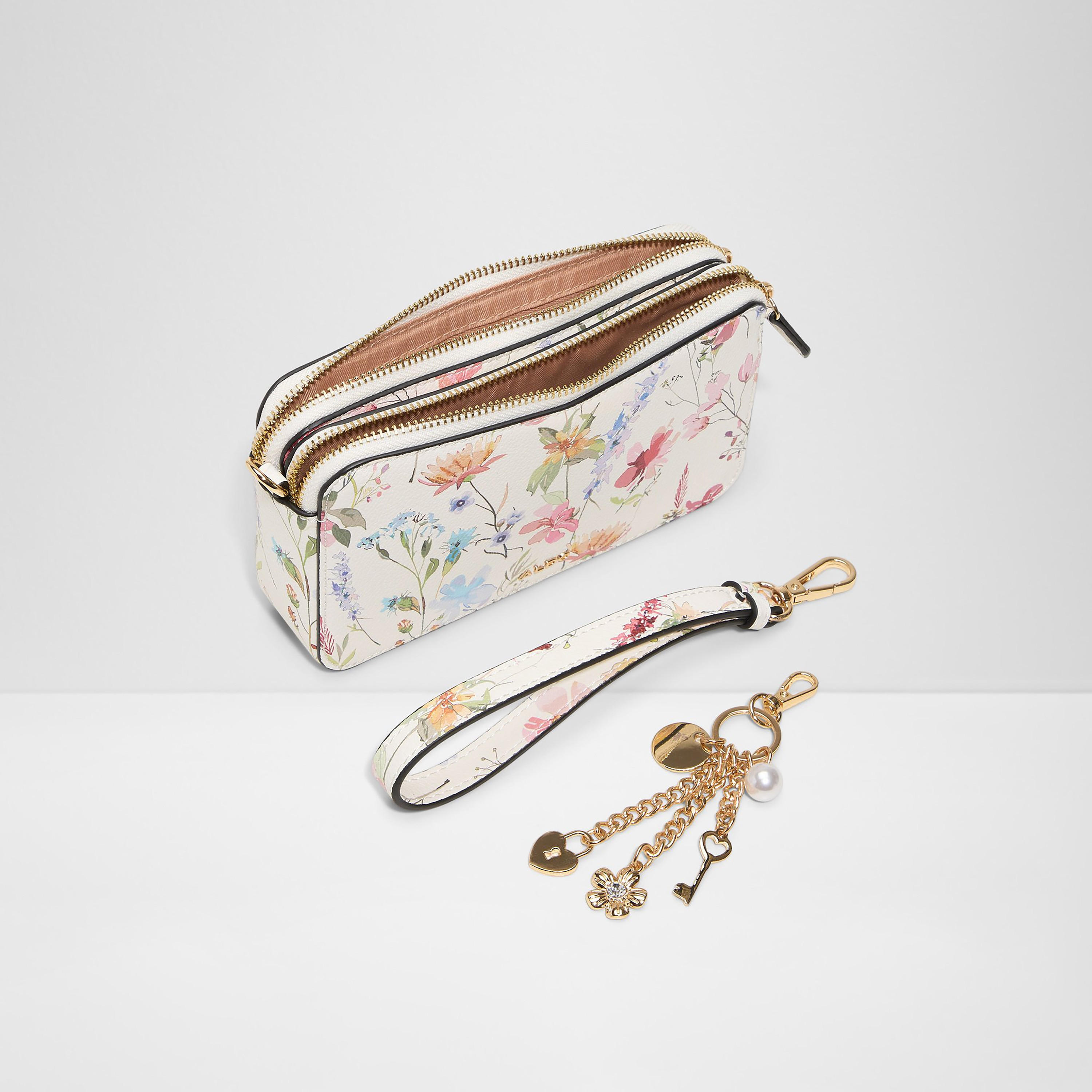 Aldo Ggaby Floral Printed Crossbody Bag with Zip Closure and Adjustable Strap-women-bagsandwallets-handbags-image-3