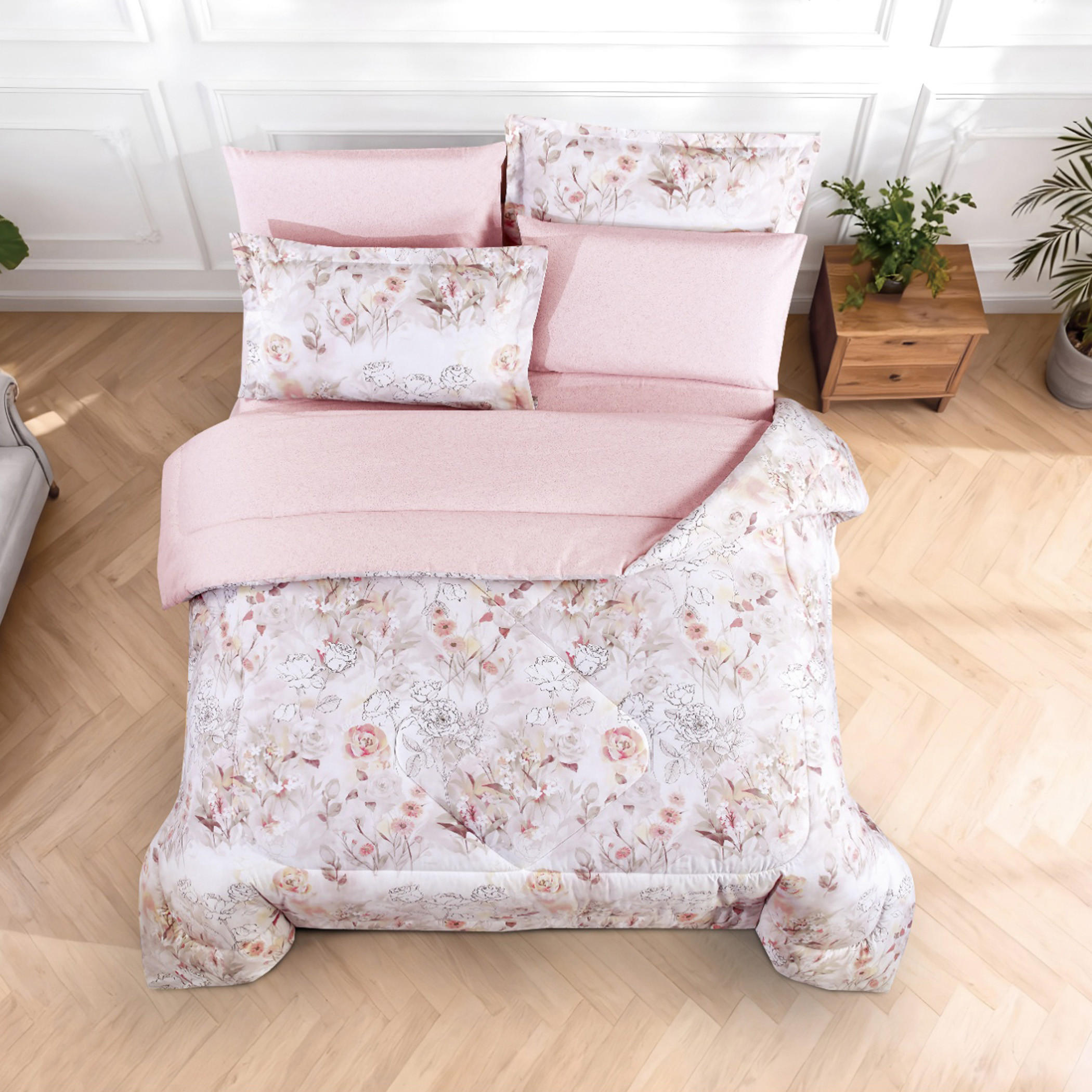 Floral Printed Comforter Set-household-bedding-comfortersandbedspreads-comforters-image-6