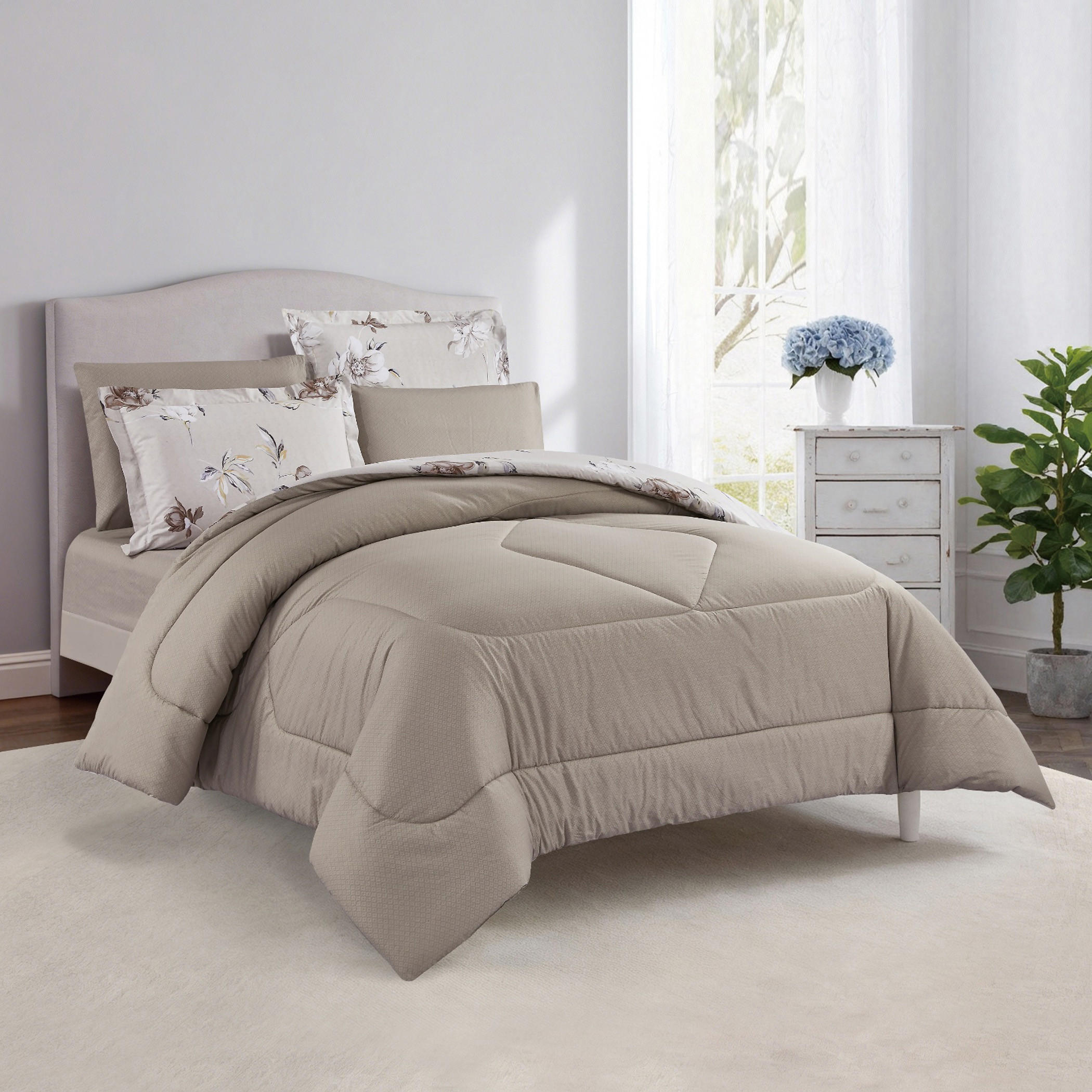 Textured Reversible Comforter Set-household-bedding-comfortersandbedspreads-comforters-image-22