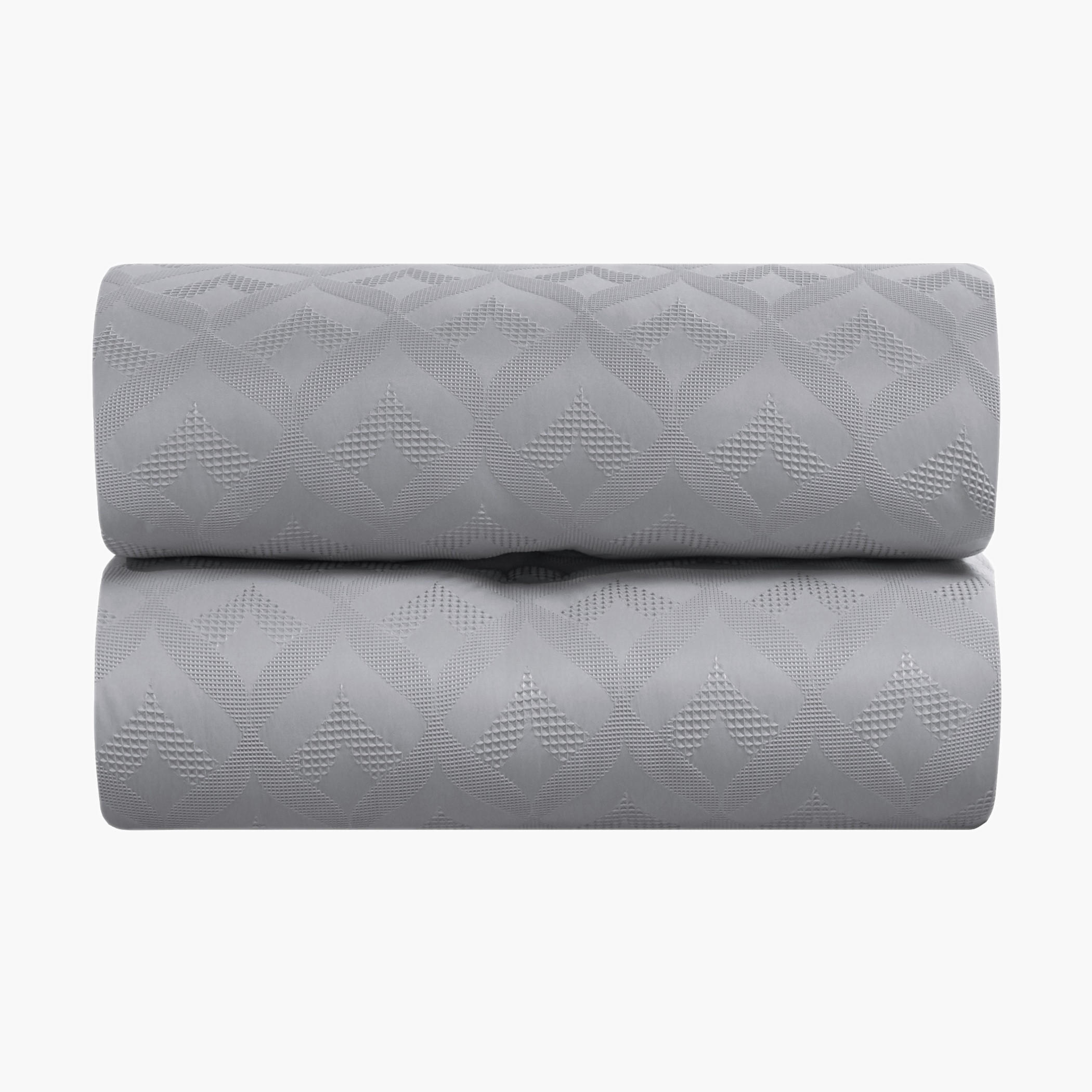 طقم لحاف بتصميم هندسي بارز الملمس-household-bedding-comfortersandbedspreads-comforters-image-15