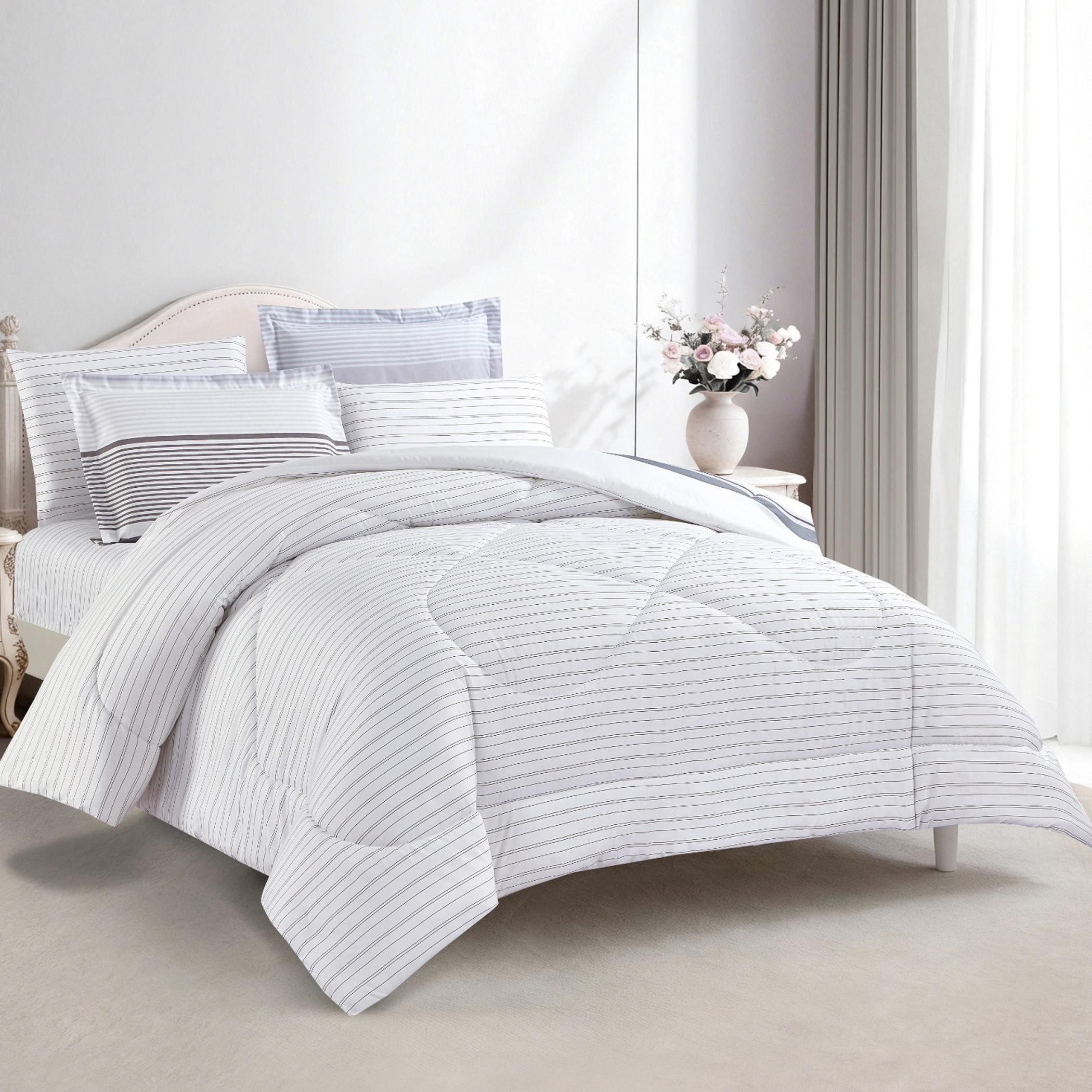 طقم لحاف بطبعة زهور-household-bedding-comfortersandbedspreads-comforters-image-13