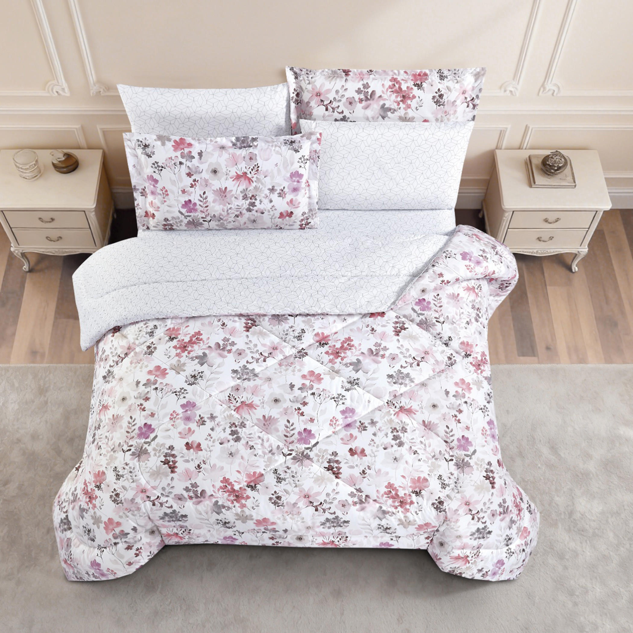 طقم لحاف بطبعة زهور-household-bedding-comfortersandbedspreads-comforters-image-42