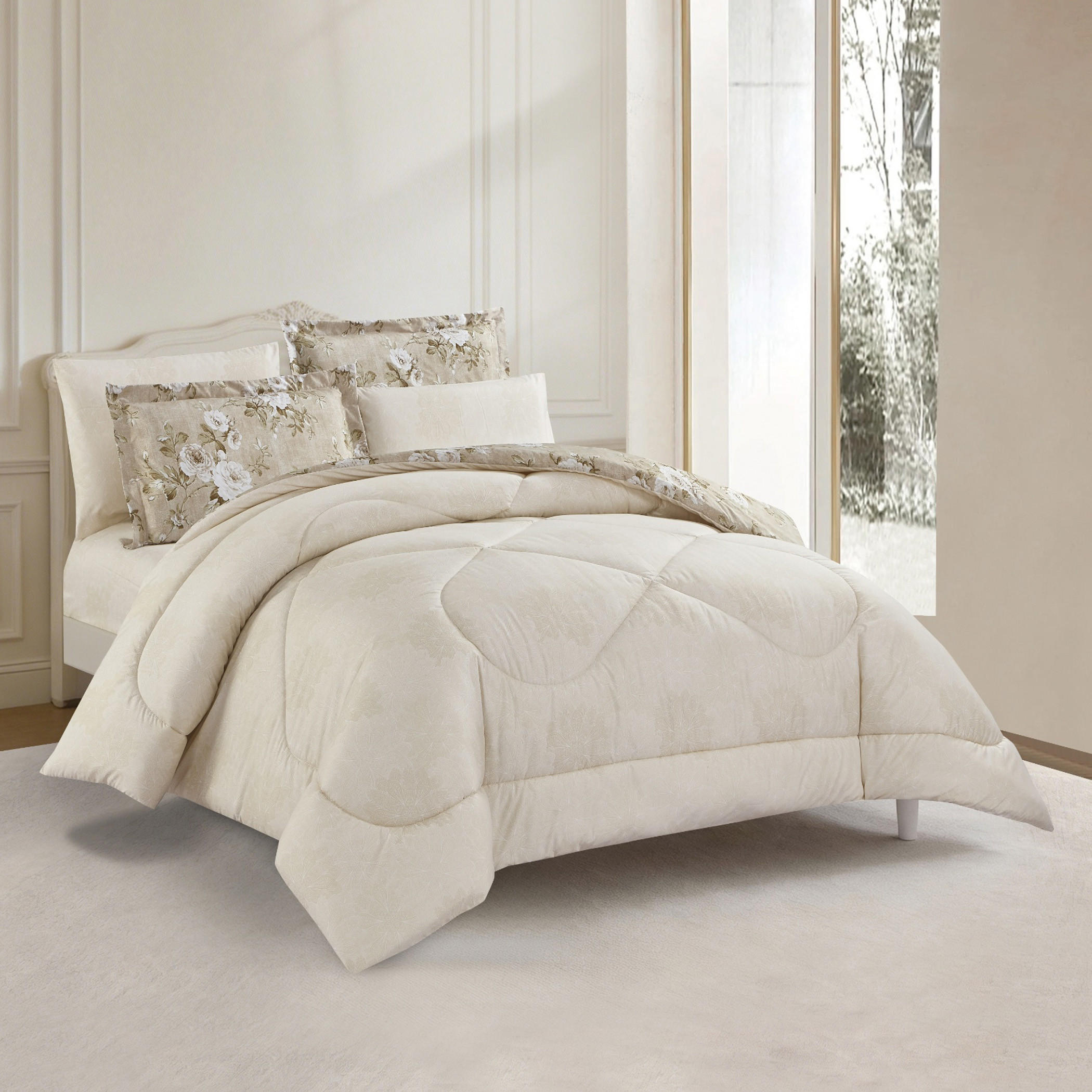 Floral Printed Comforter Set-household-bedding-comfortersandbedspreads-comforters-image-5