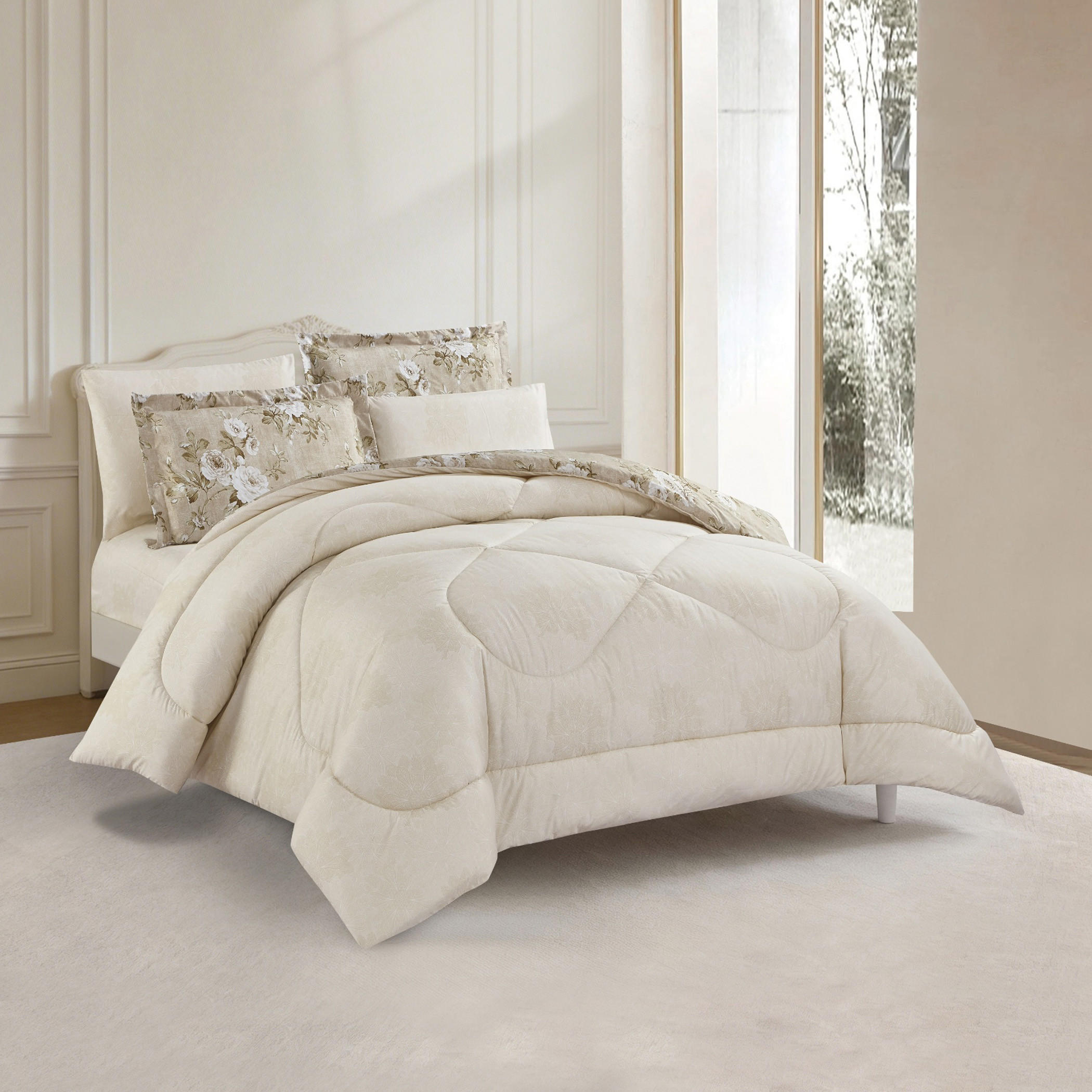 طقم لحاف بطبعة زهور-household-bedding-comfortersandbedspreads-comforters-image-69