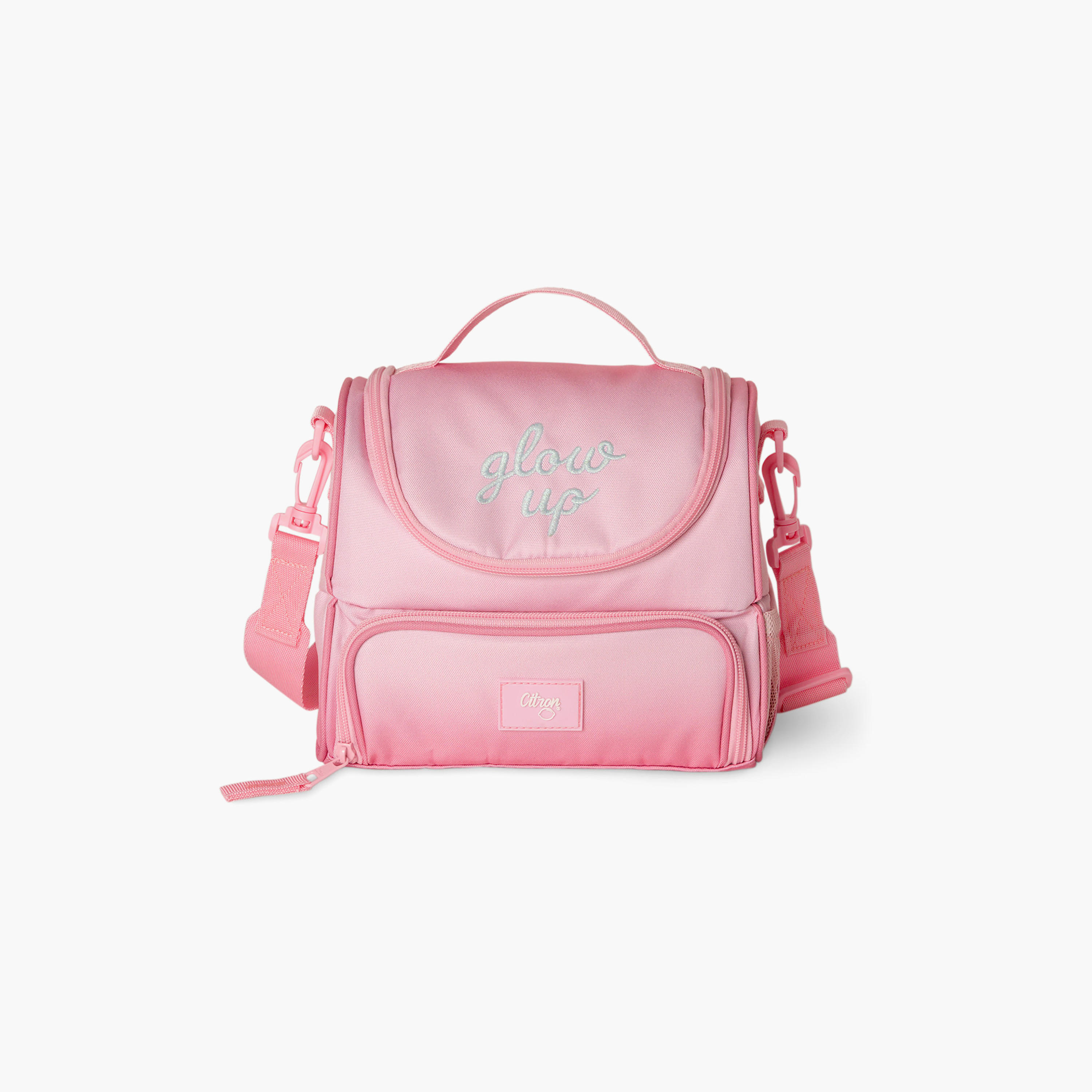 Citron-Lunch Bag-Glow Up-2 Cmprt-school-lunchessentials-lunchbags-image-1