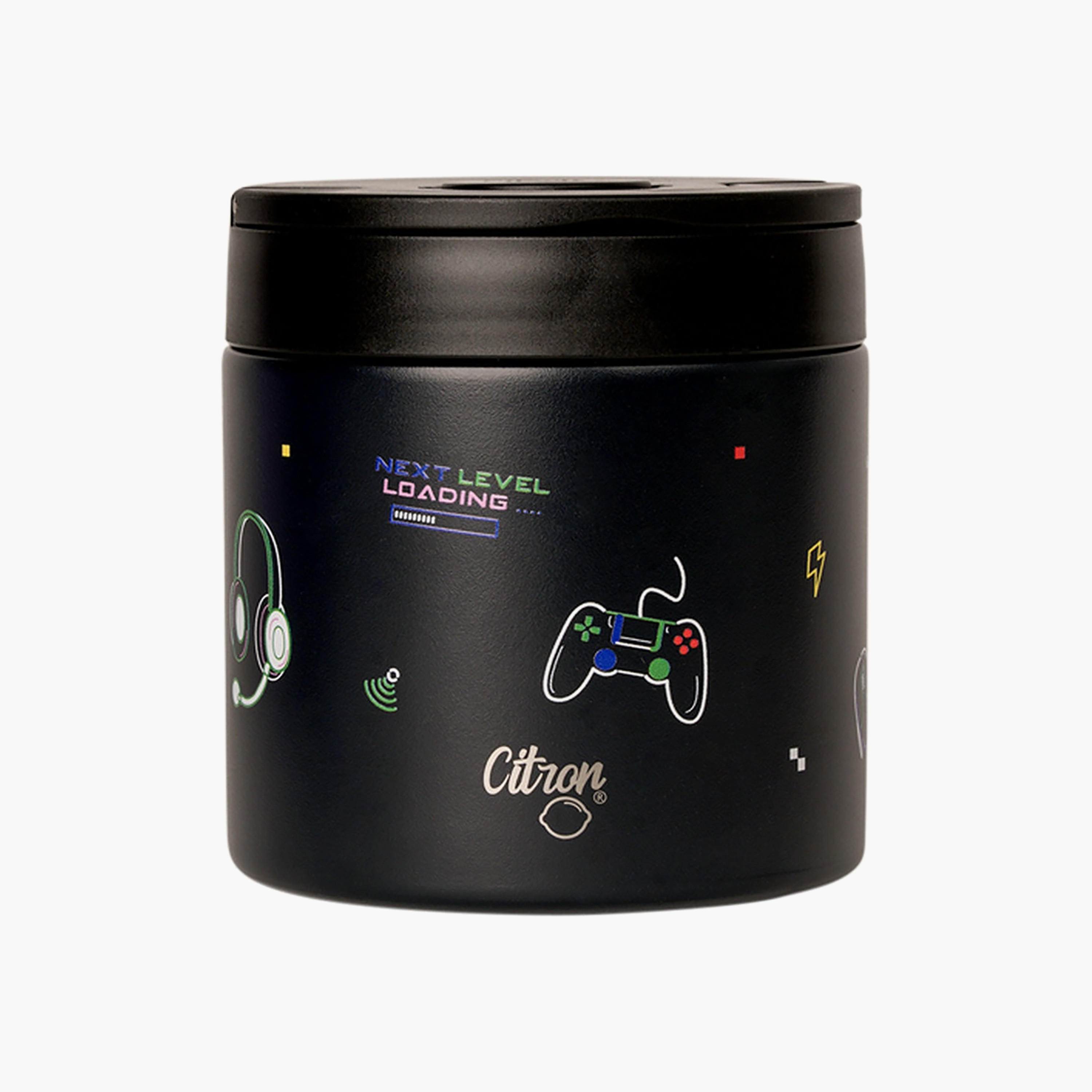 Citron-Thermal Food Jar-Gaming-350Ml-school-lunchessentials-lunchboxes-image-1
