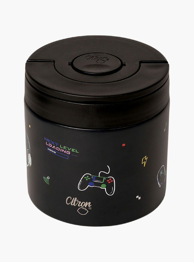 Citron-Thermal Food Jar-Gaming-350Ml-school-lunchessentials-lunchboxes-image-2