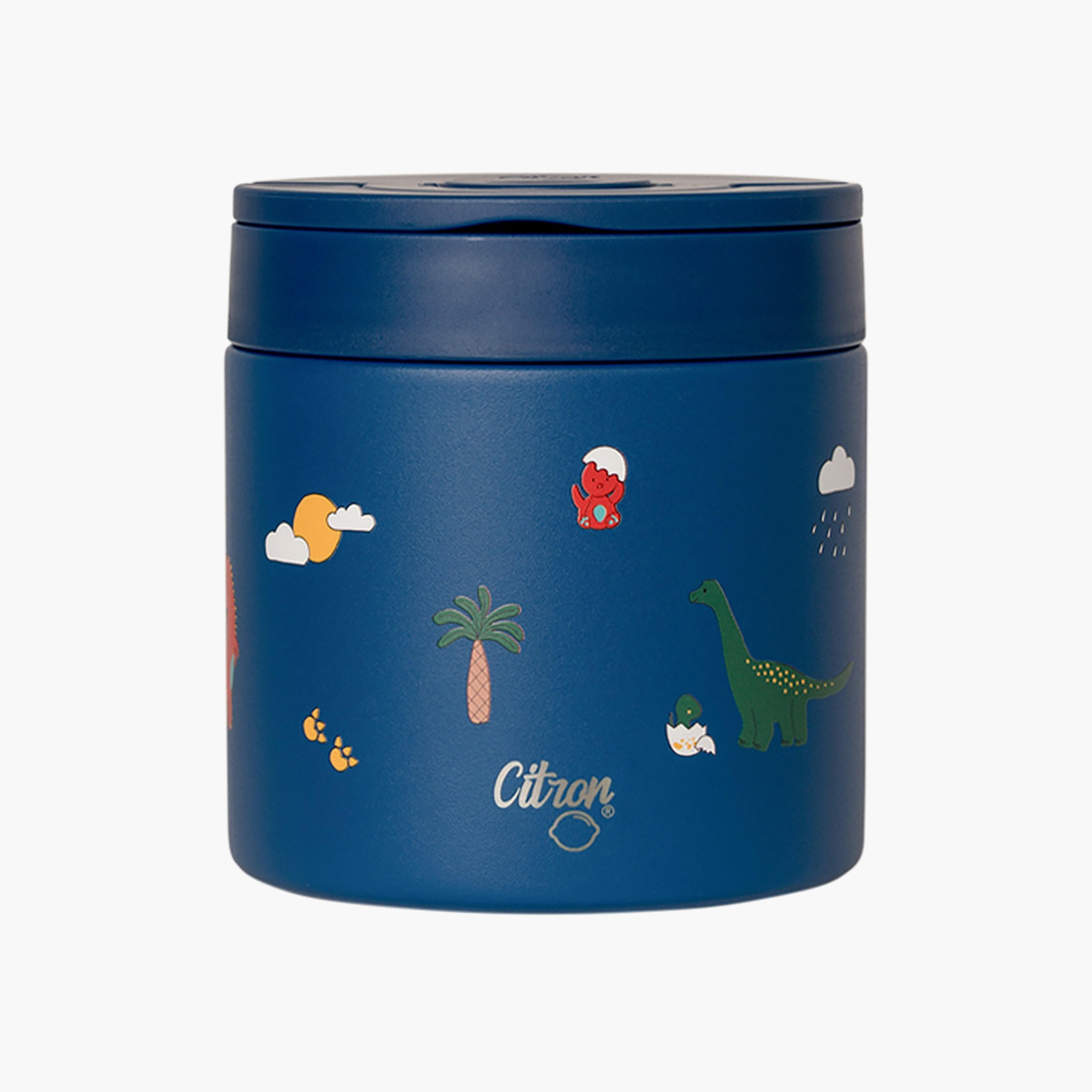 Citron-Thermal Food Jar-Dino-350Ml-school-lunchessentials-lunchboxes-image-1
