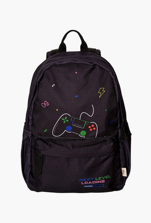 Citron Backpack-Gaming-2 Cmprt- (Rpet) Black - 29X40X15-school-image-1