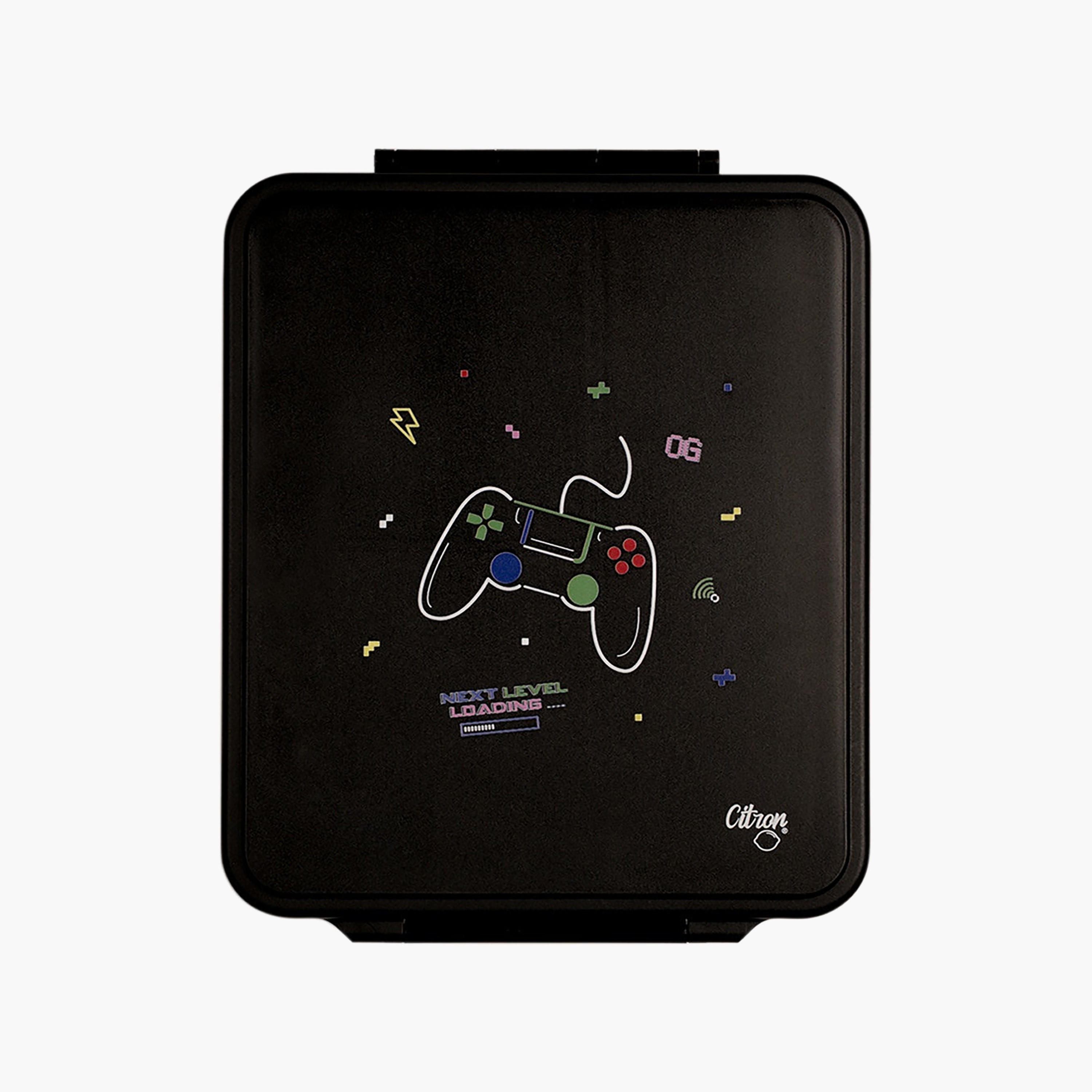 Citron-Lunch Box Gaming 1900Ml With Food Jar 4 Cmprt-school-lunchessentials-lunchboxes-image-1