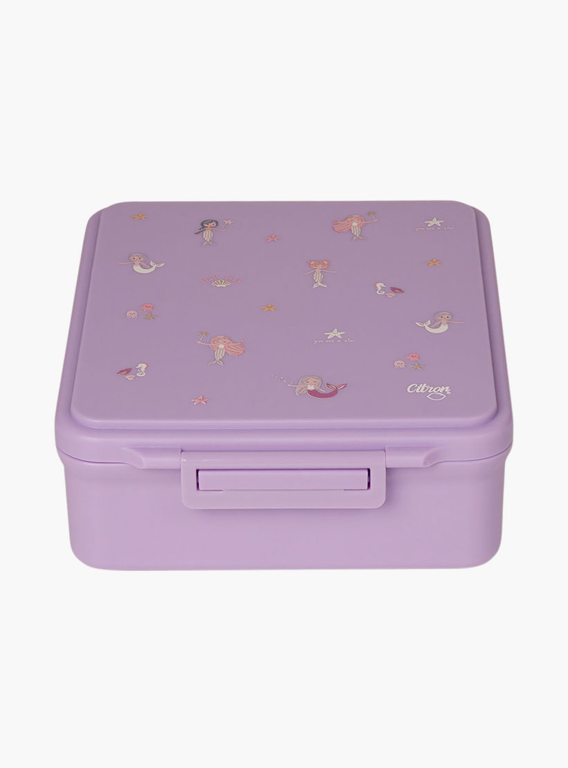 علبة طعام سيترون-لانش بوكس ميرميد 1900 مل مع مرطبان طعام 4 أقسام-school-lunchessentials-lunchboxes-image-6