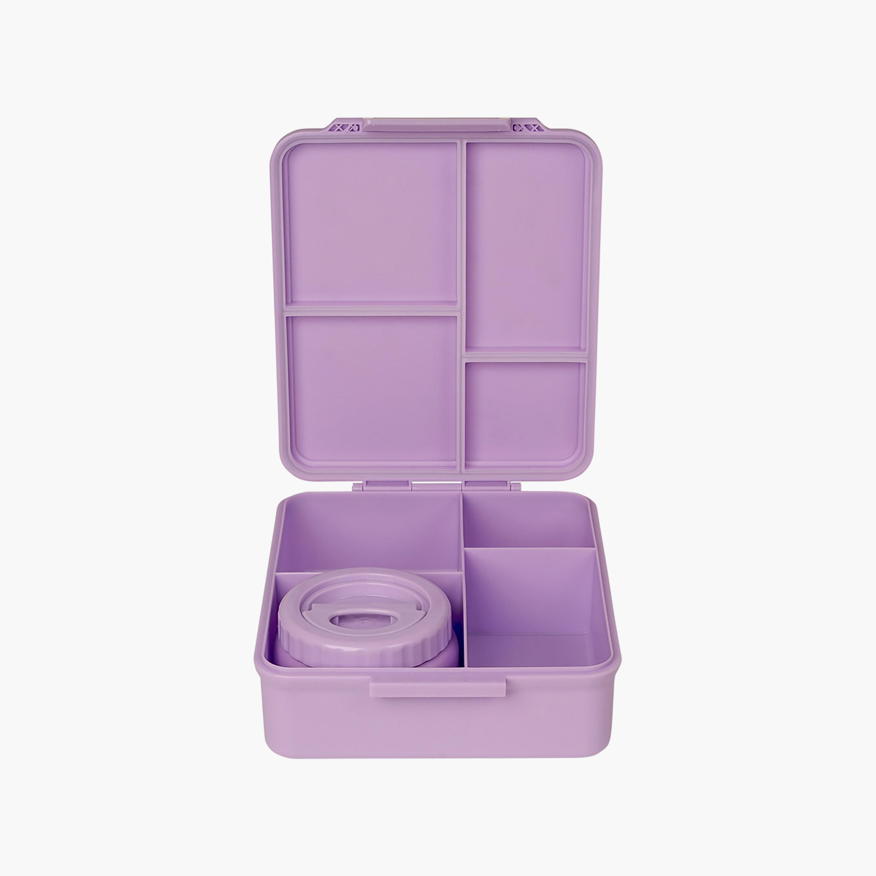 علبة طعام سيترون-لانش بوكس ميرميد 1900 مل مع مرطبان طعام 4 أقسام-school-lunchessentials-lunchboxes-image-9