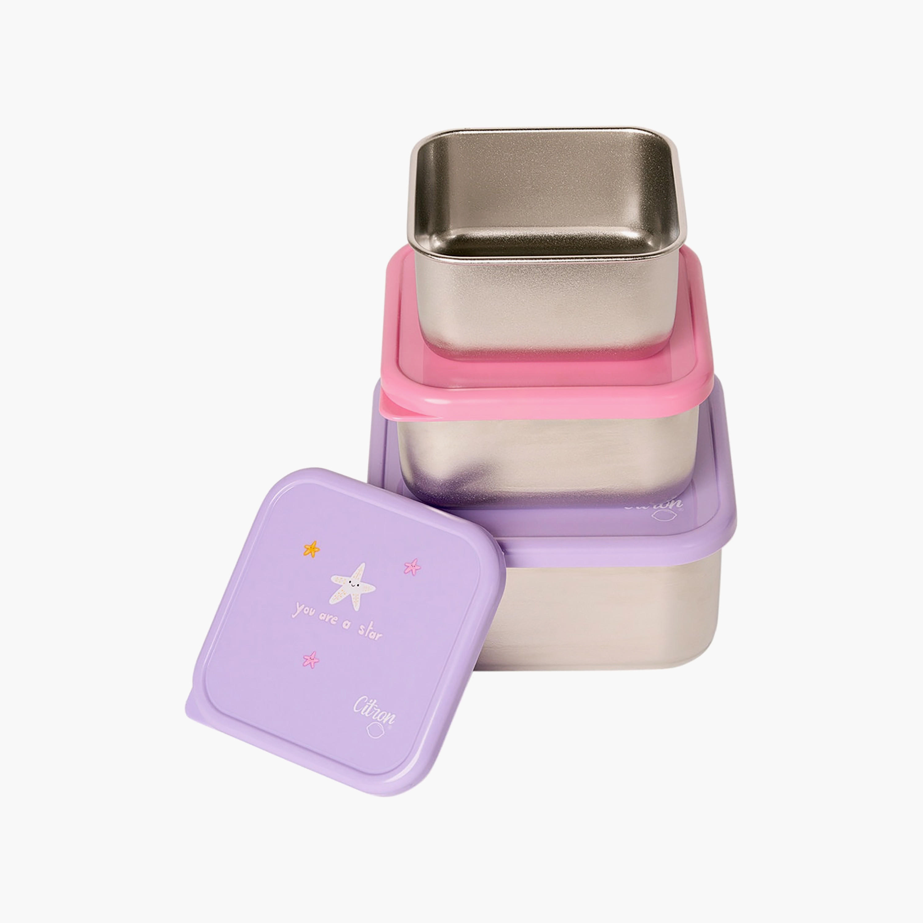 Citron-Lunch Box Set Of 3 1200Ml Mermaid-school-lunchessentials-lunchboxes-image-2