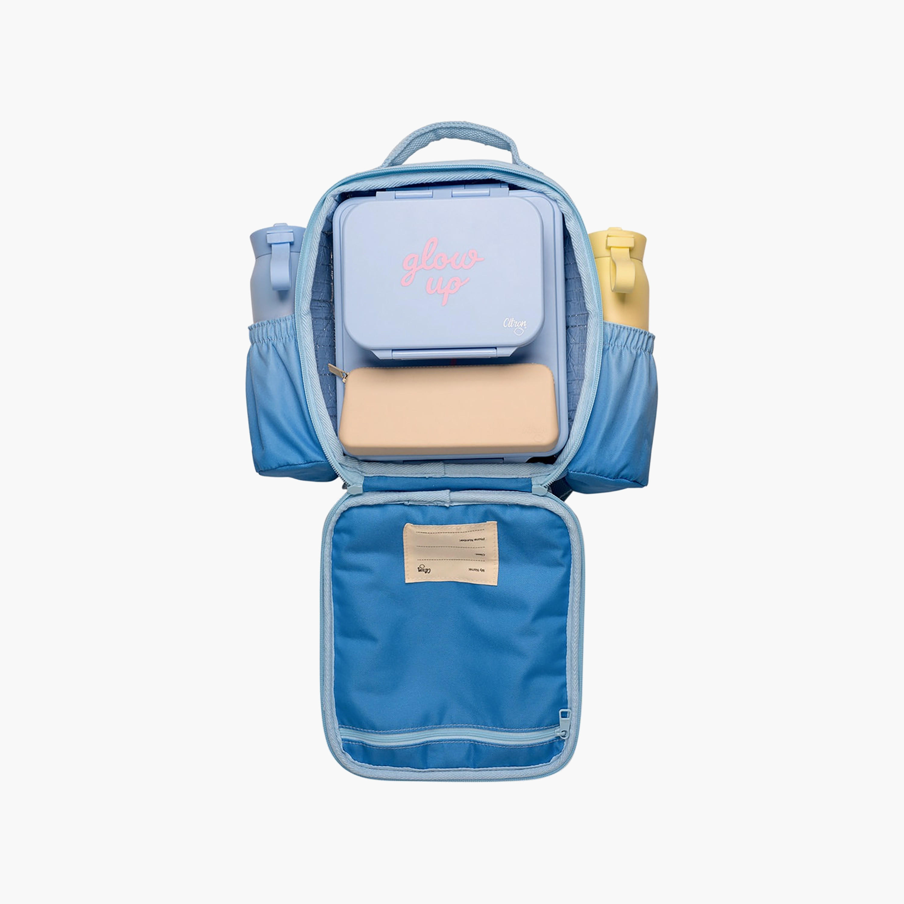 Citron-Lunch Bag-Glow Up-1 Cmprt-school-lunchessentials-lunchbags-image-1