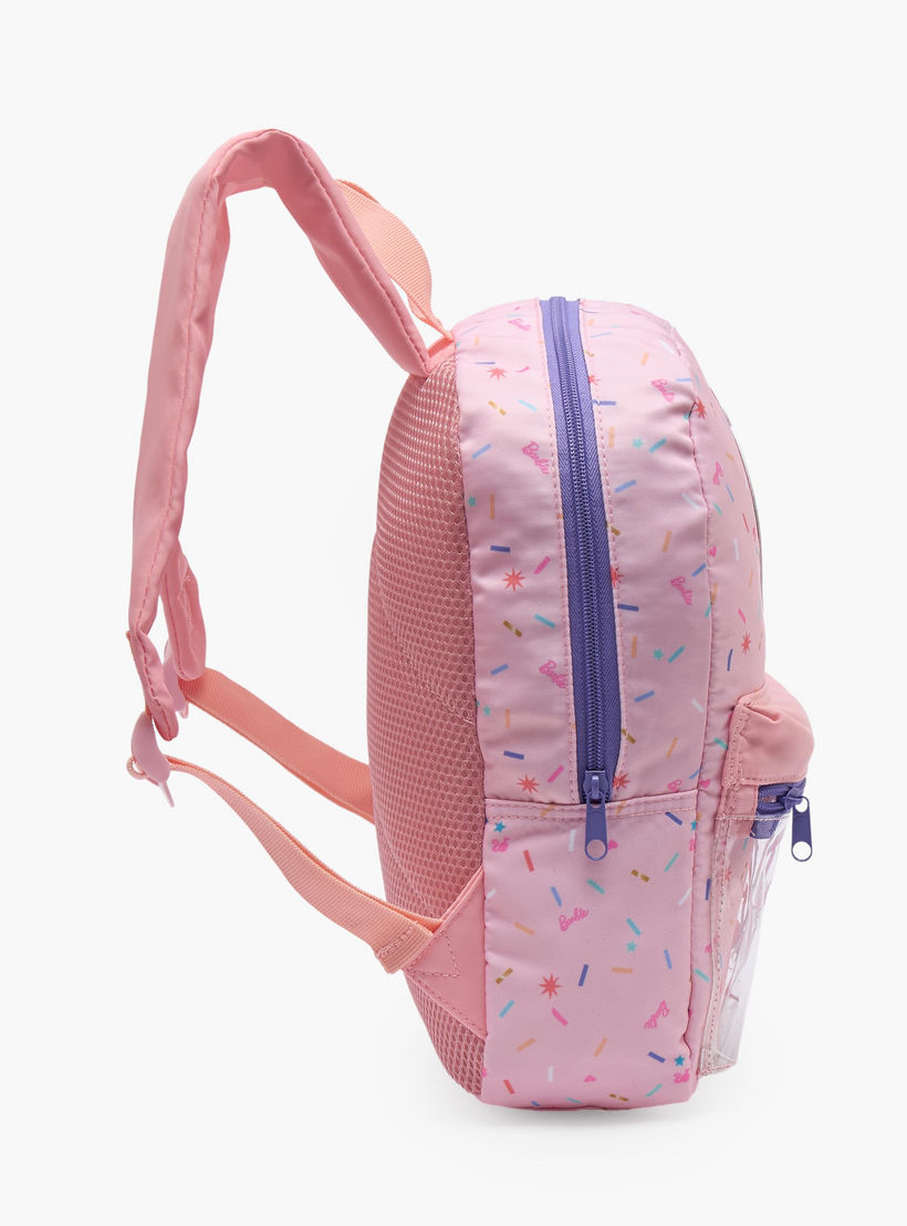 شنطة ظهر مدرسية بأحزمة كتف مبطنة وزخارف باربي للبنات بعمر 13 سنة - 17 بوصة-school-bagsandbackpacks-backpacks-image-7