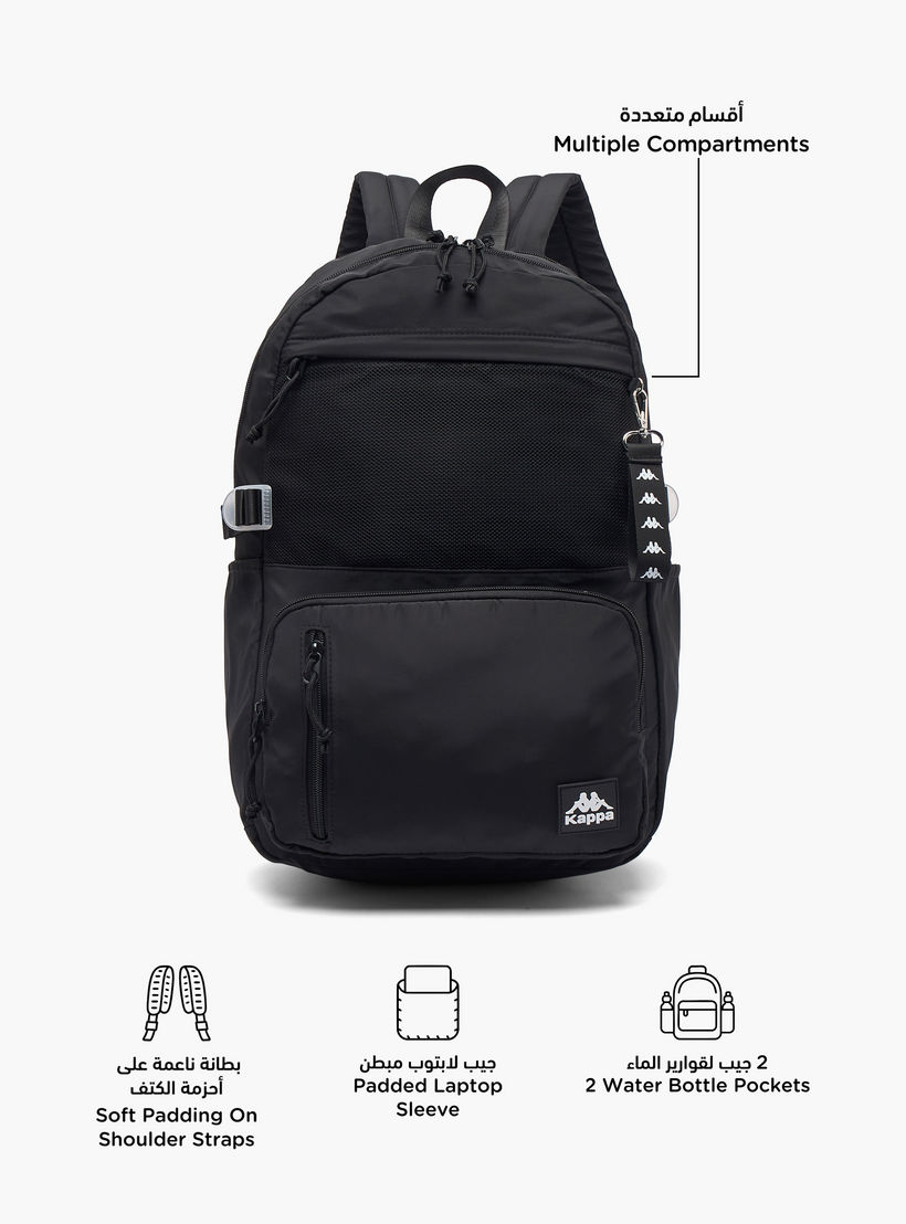 Kappa Solid School Backpack for Kids 13+ Years with Padded Laptop Sleeve-boys-accessories-bagsandbackpacks-image-2