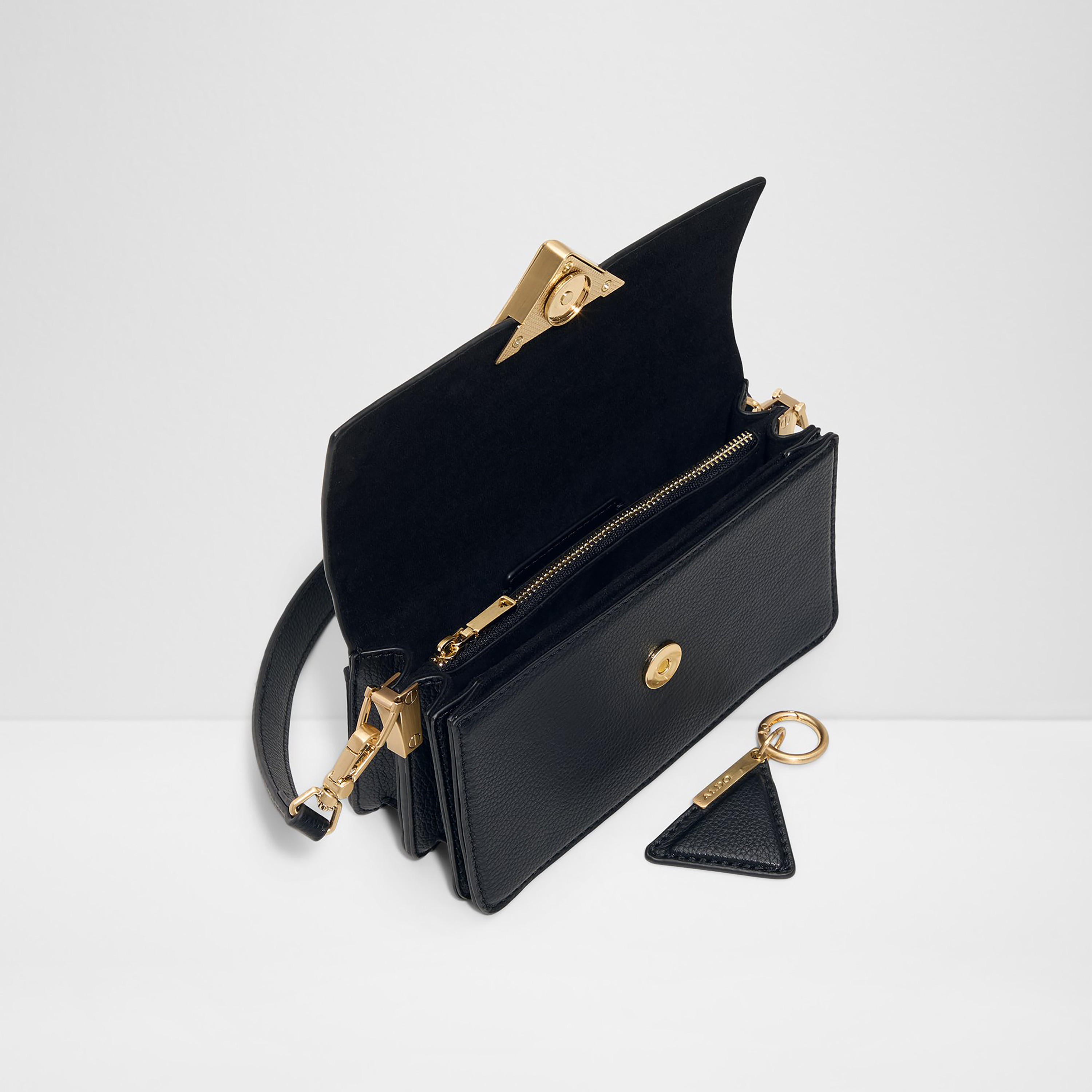 Aldo Luxecarry2.0 Textured Single Handle Shoulder Bag with Flap Closure & Strap-women-bagsandwallets-handbags-image-3