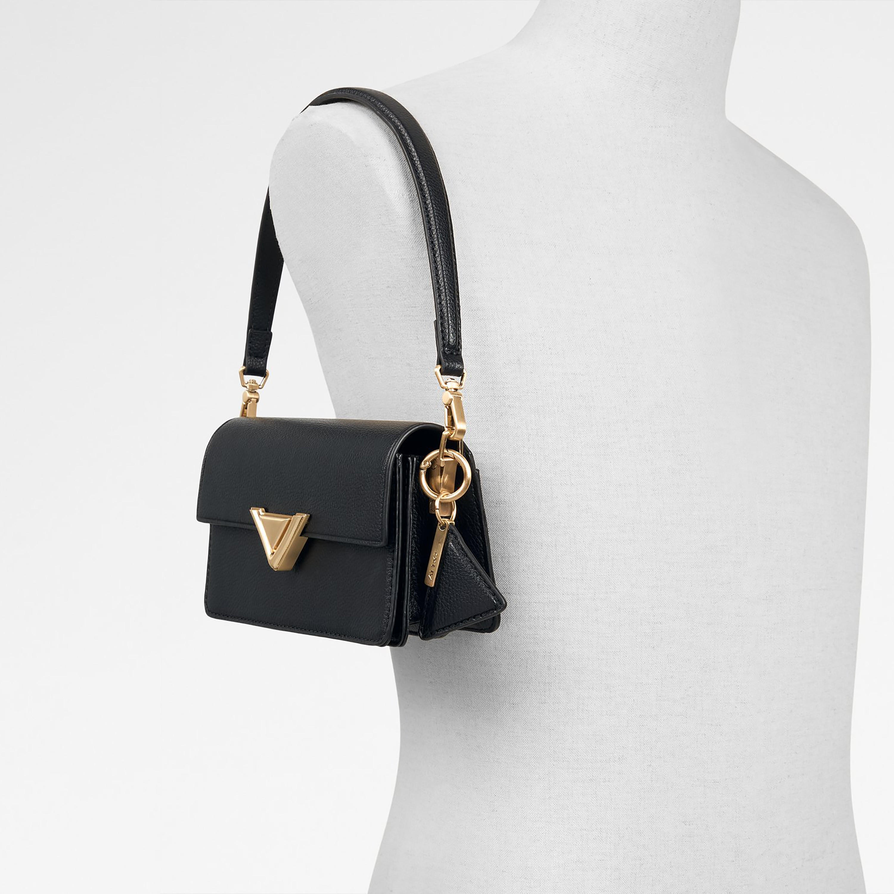 Aldo Luxecarry2.0 Textured Single Handle Shoulder Bag with Flap Closure & Strap-women-bagsandwallets-handbags-image-5