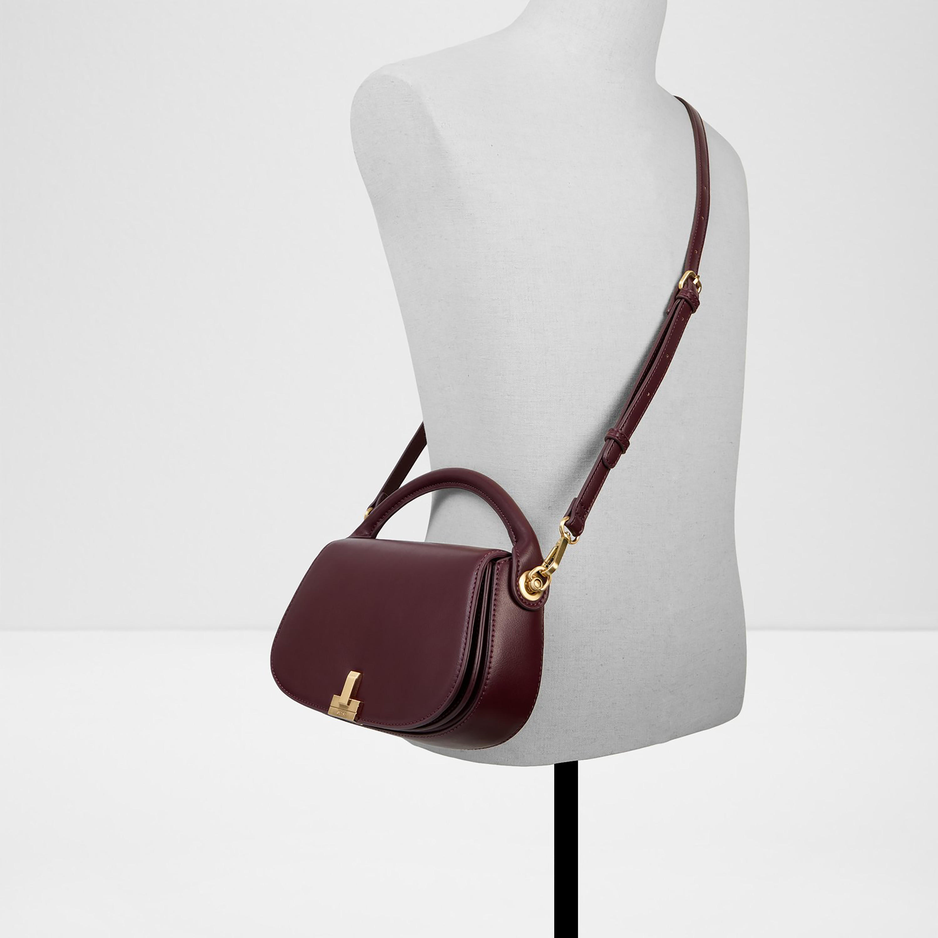 Aldo Willamae Plain Single Handle Crossbody Bag with Flap Closure & Adjustable Strap-women-bagsandwallets-handbags-image-4