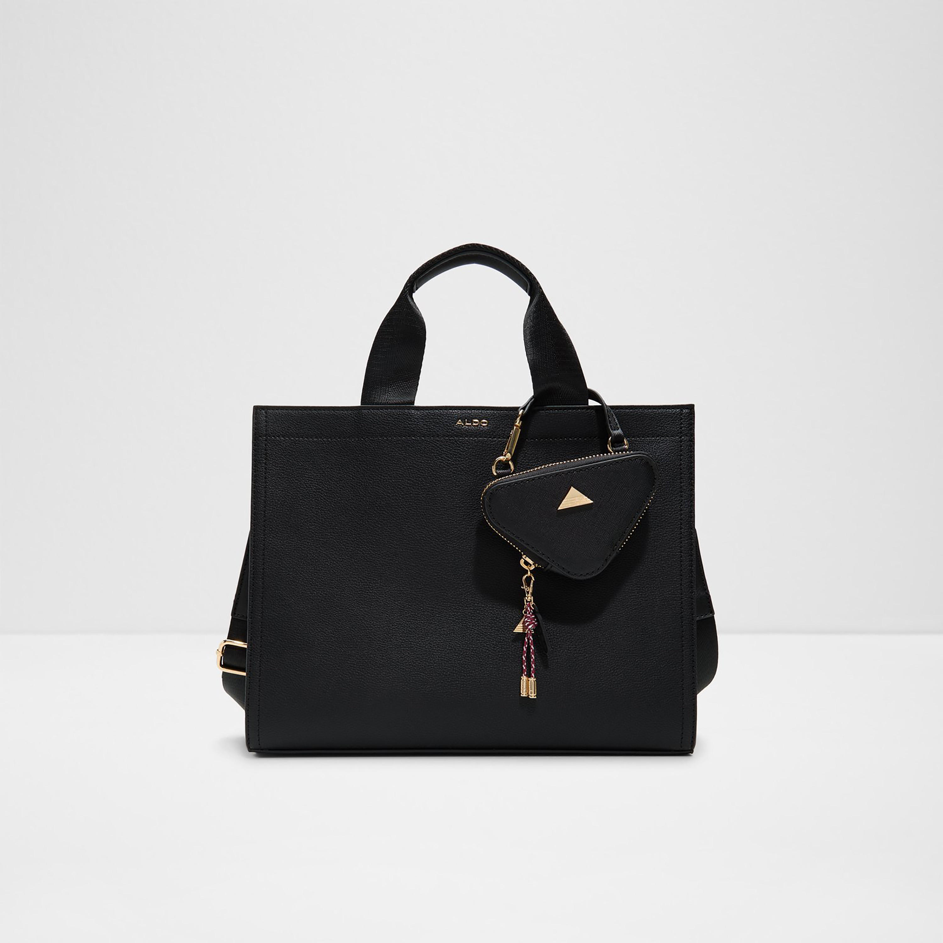 Aldo Mtl72 Plain Double Handle Tote Bag & Pouch with Open Top and Adjustable Strap-women-bagsandwallets-handbags-image-1